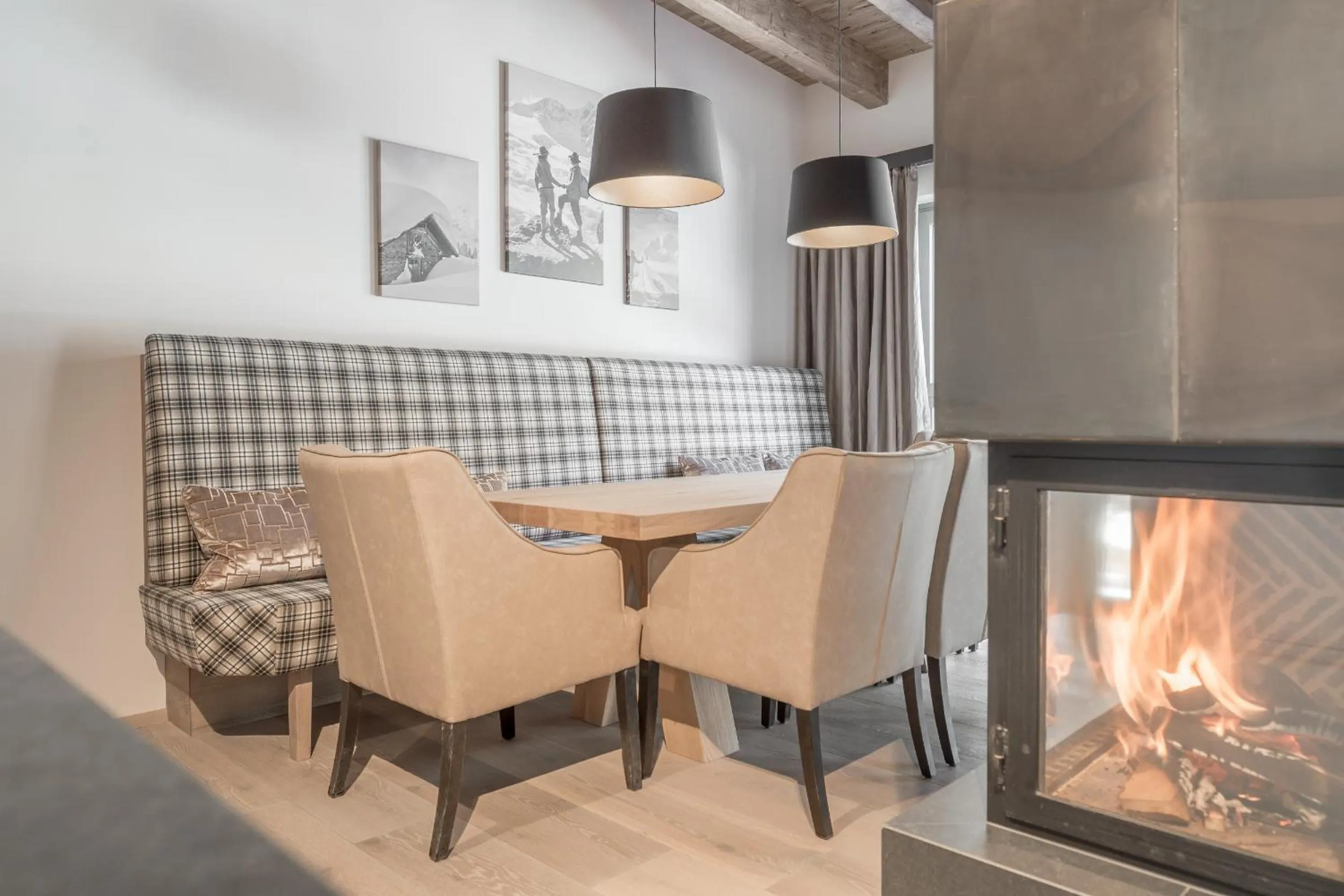 Living room in Hotel Gurglhof Superior