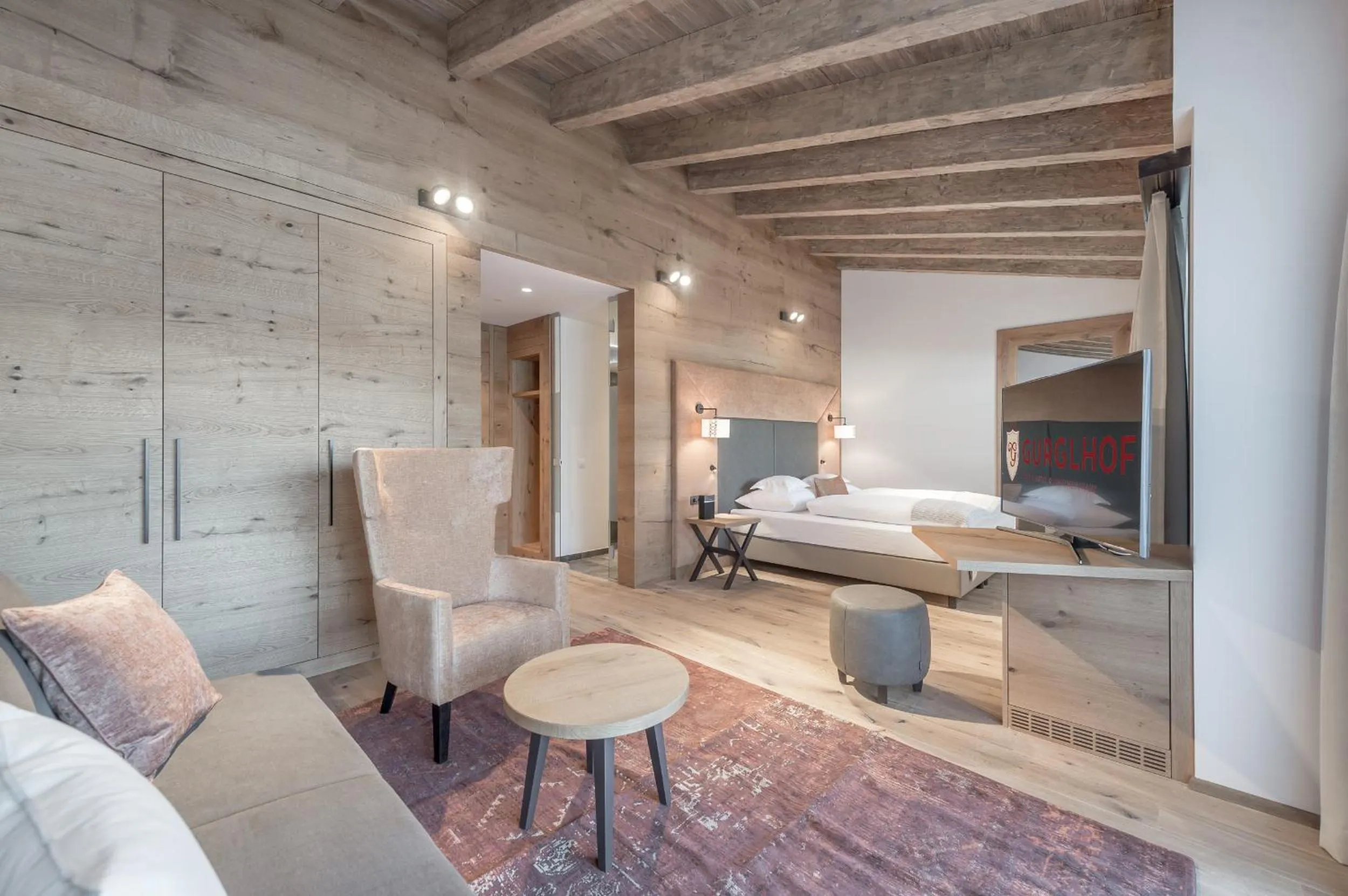 Bed in Hotel Gurglhof Superior