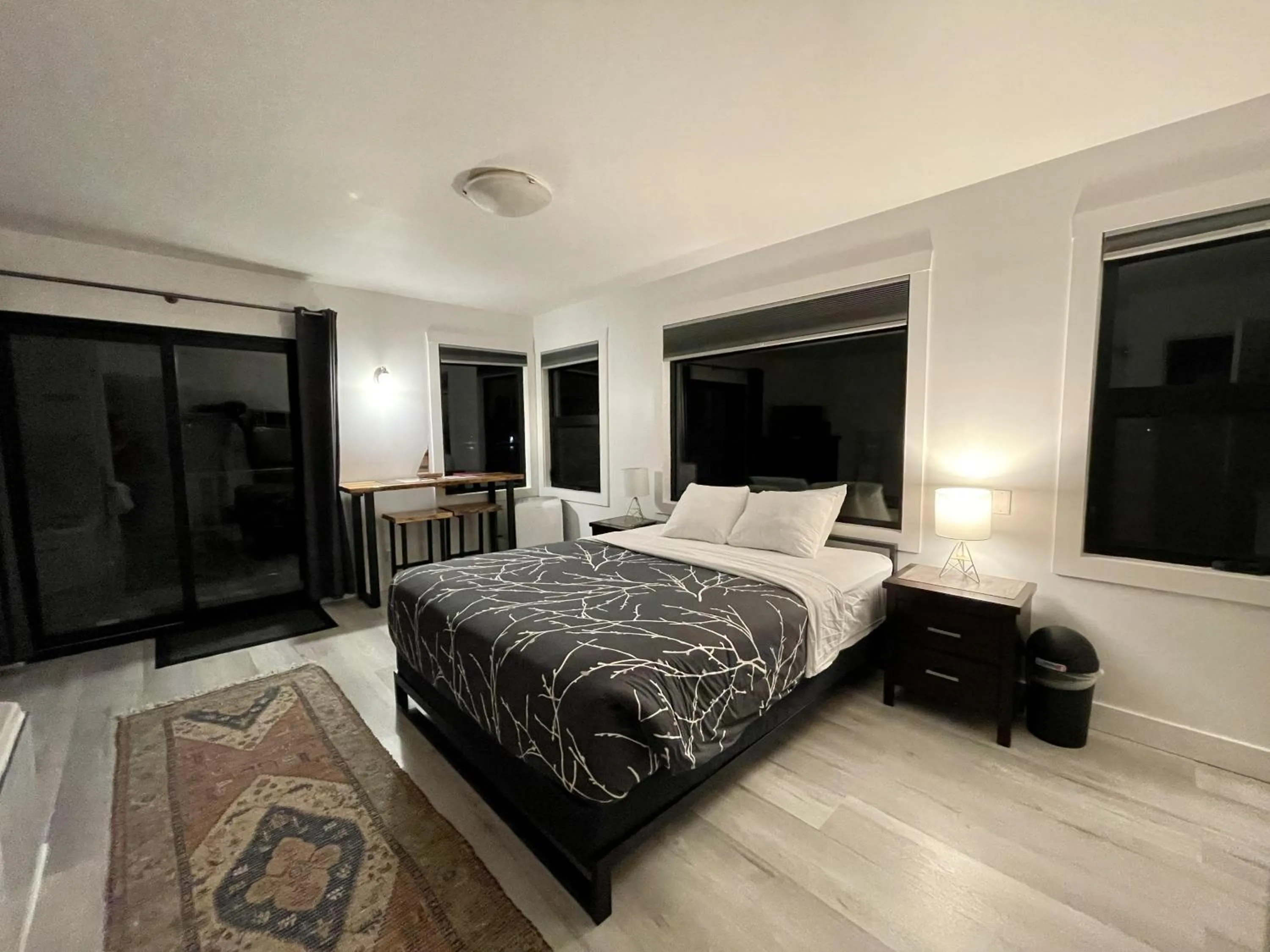 Property building, Bed in Oceanfront Room With Hot Tub & Firepit