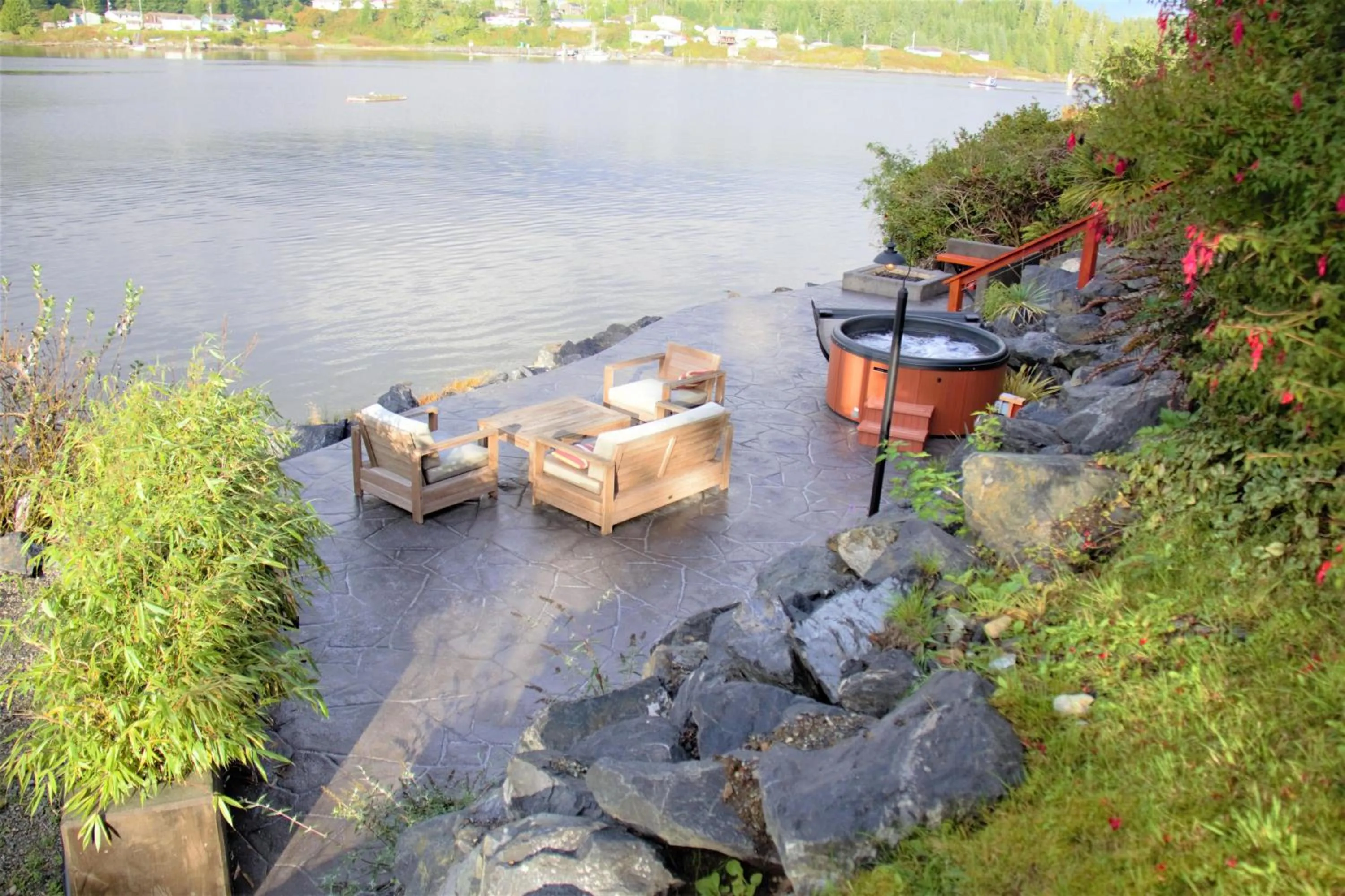 Property building in Oceanfront Room With Hot Tub & Firepit
