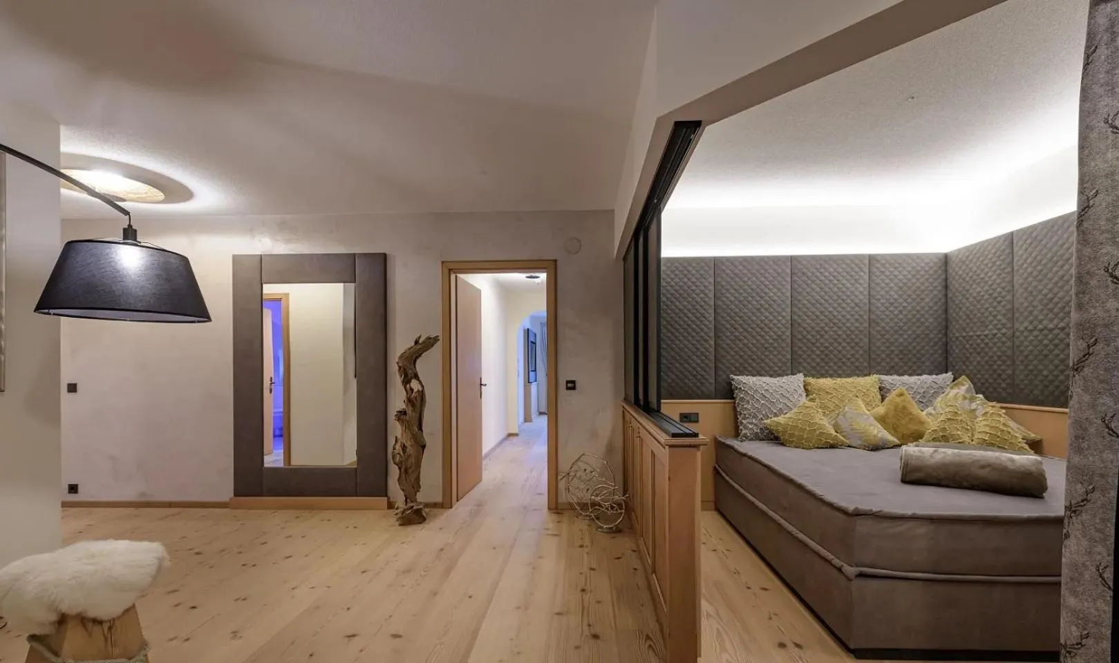 Photo of the whole room, Bed in Hotel Alpina Wellness & Spa Resort