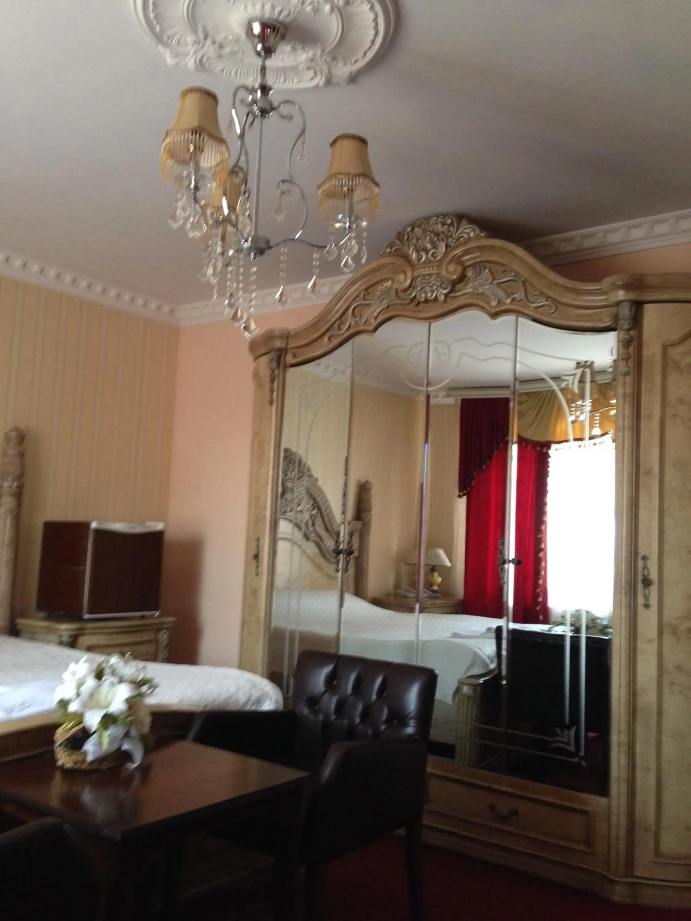 Decorative detail, Bed in Hotel Adria