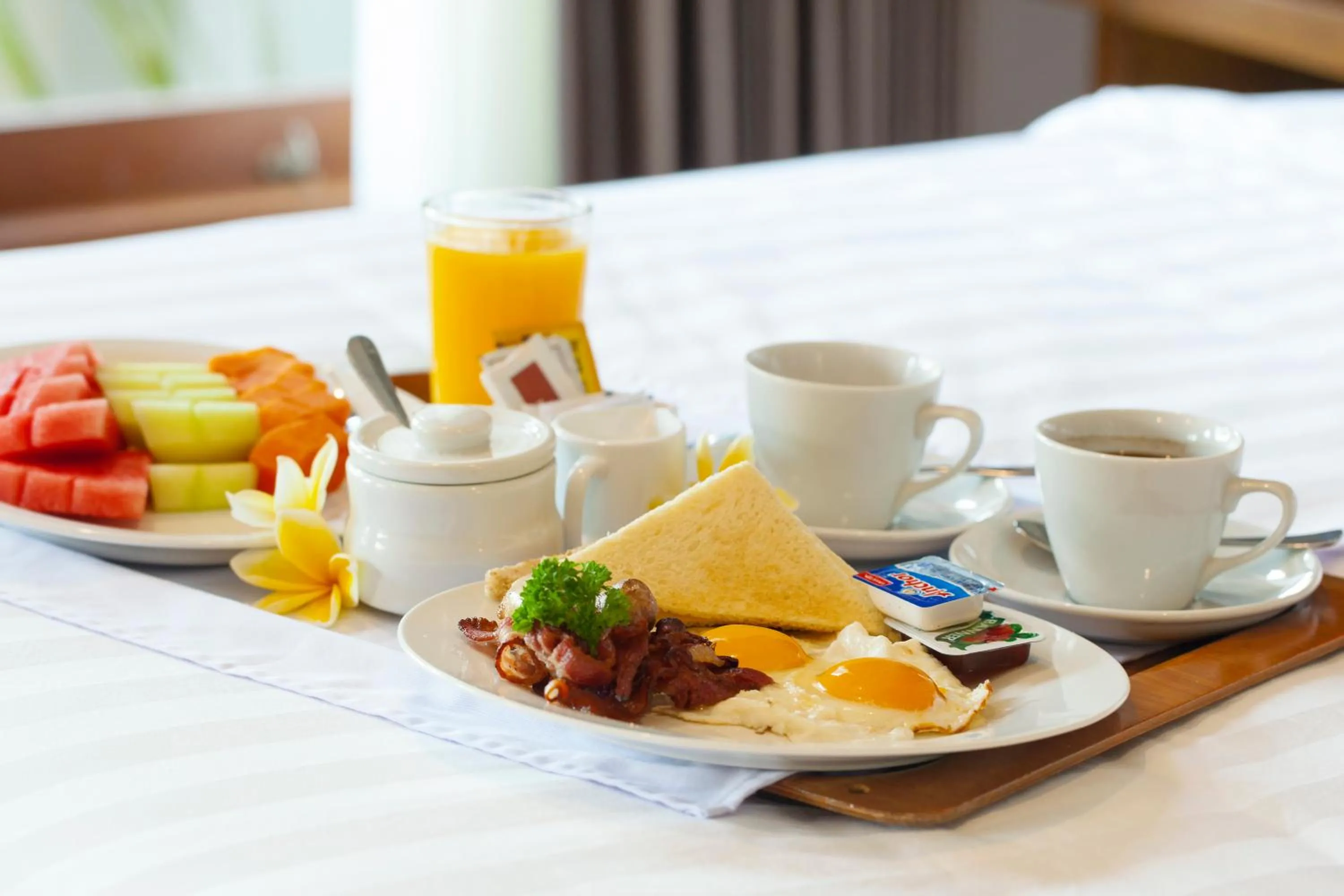 Continental breakfast in Mutiara Bali Boutique Resort & Villa