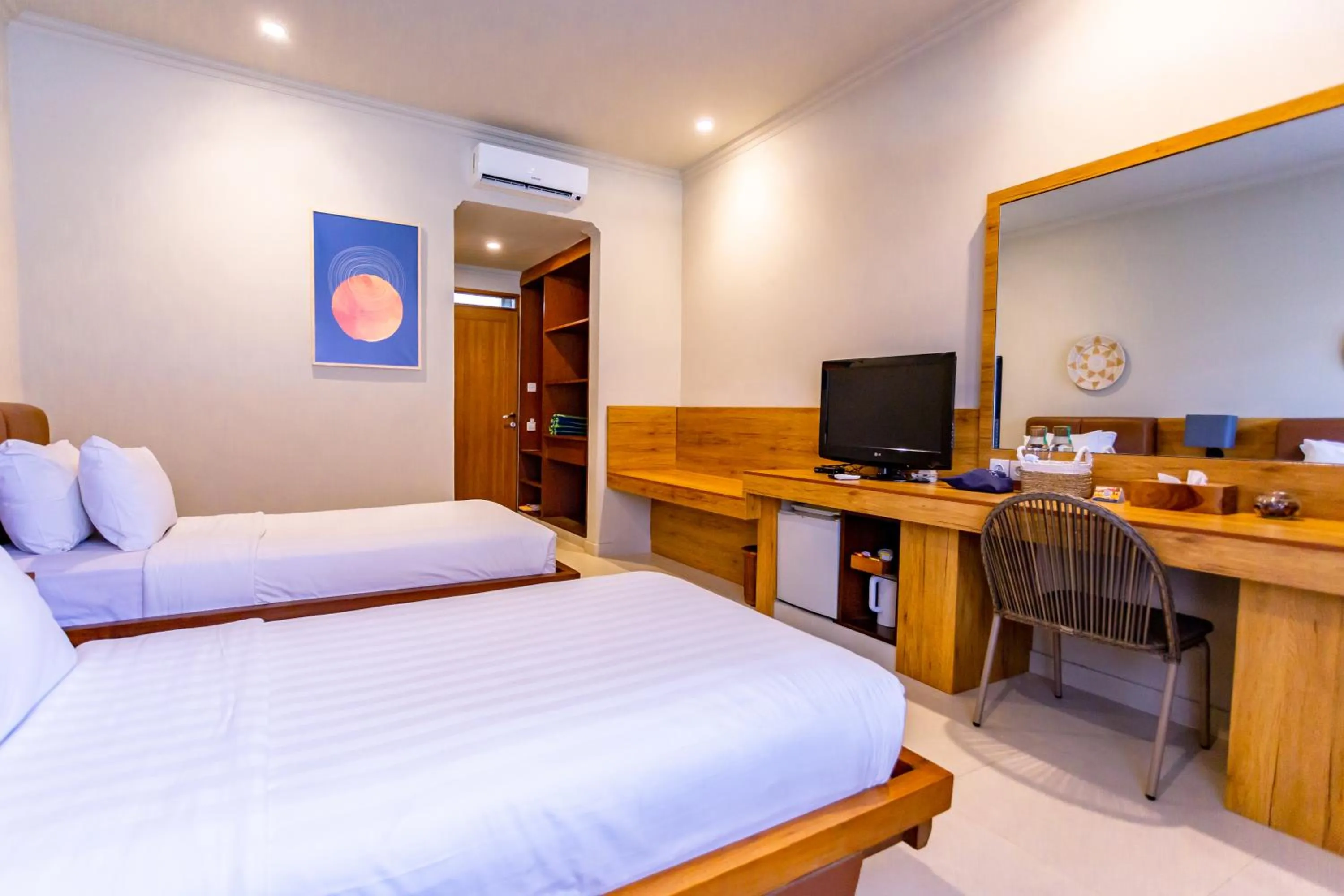Bathroom, Bed in Mutiara Bali Boutique Resort & Villa
