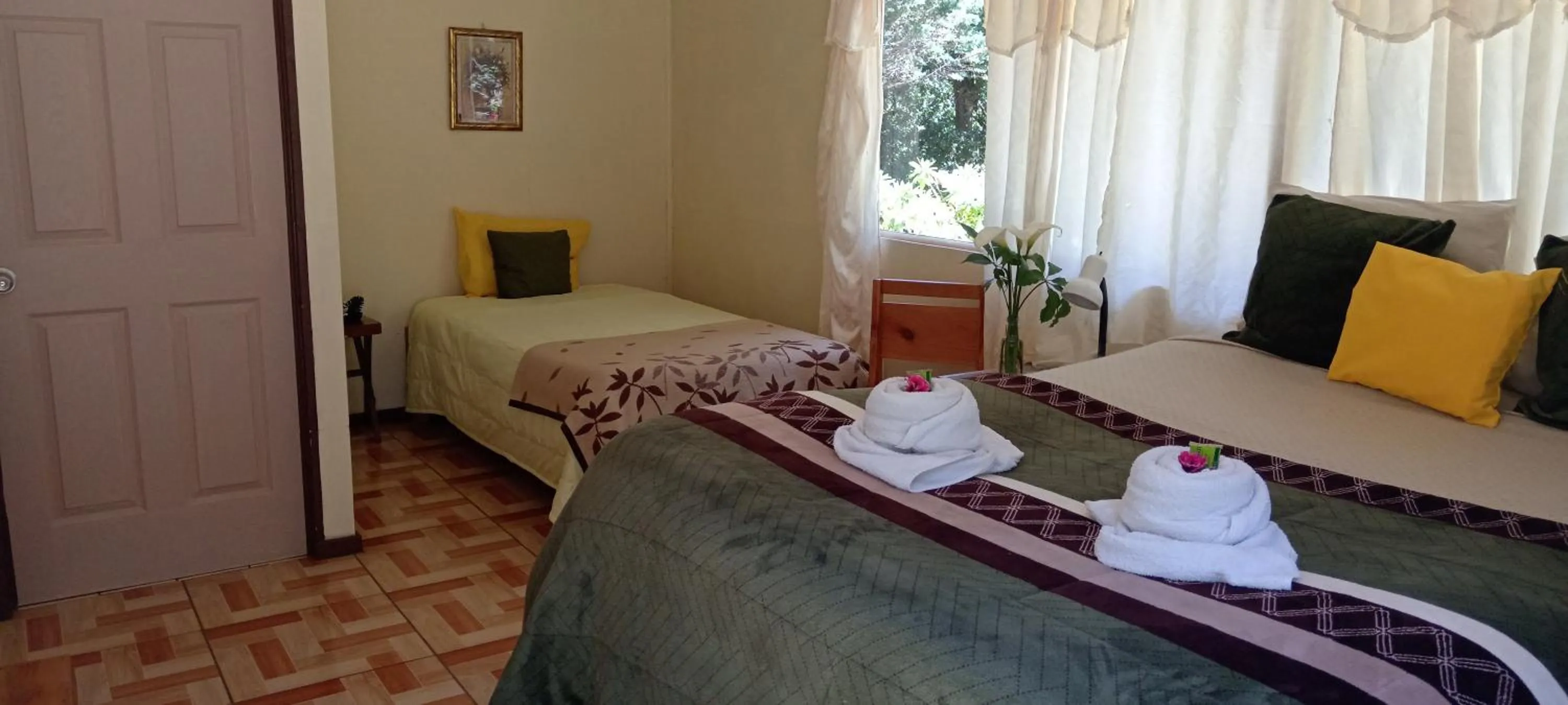 Bed in Miriam'S Quetzals lodge