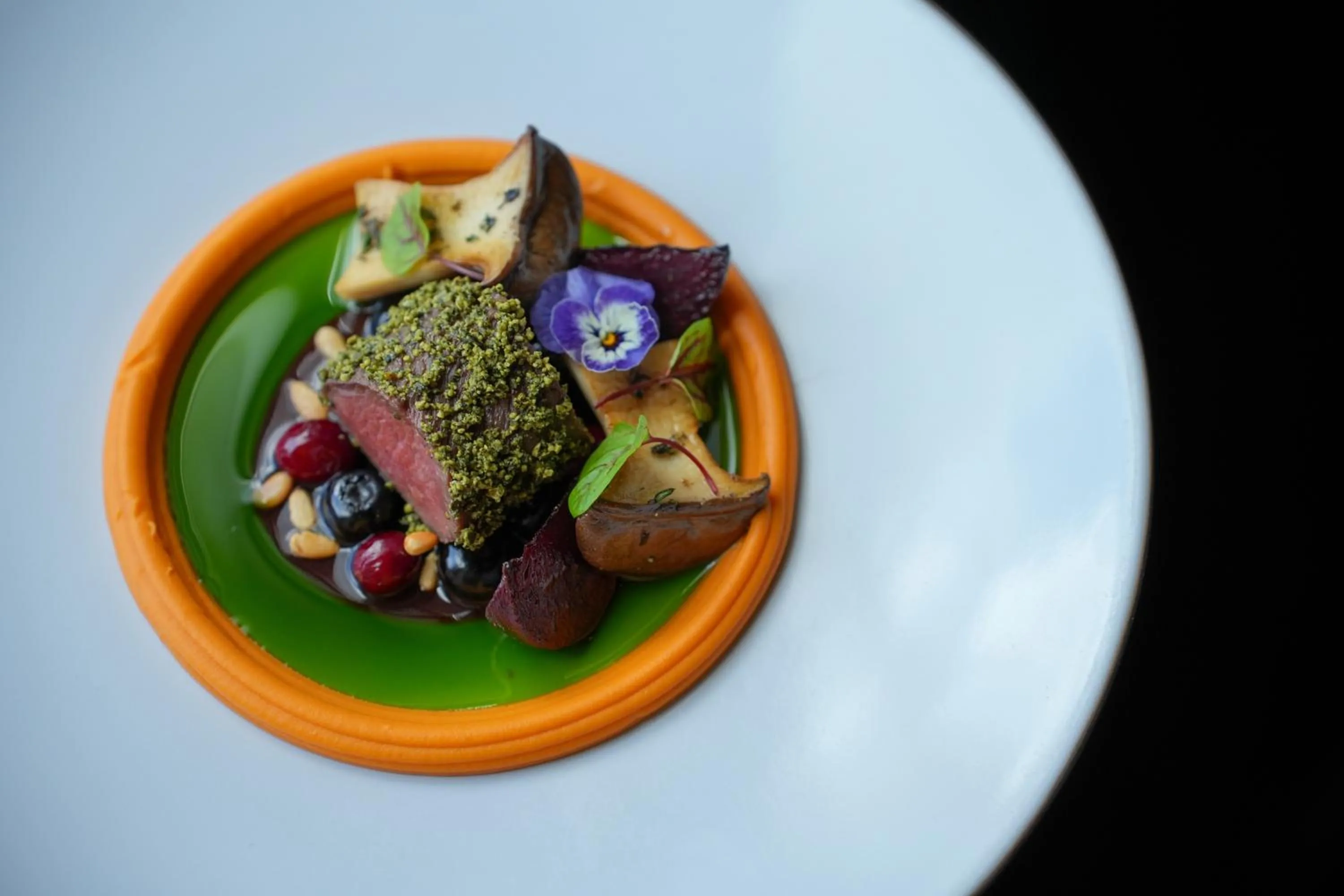 Food close-up in Imola Udvarház Dessert Hotel