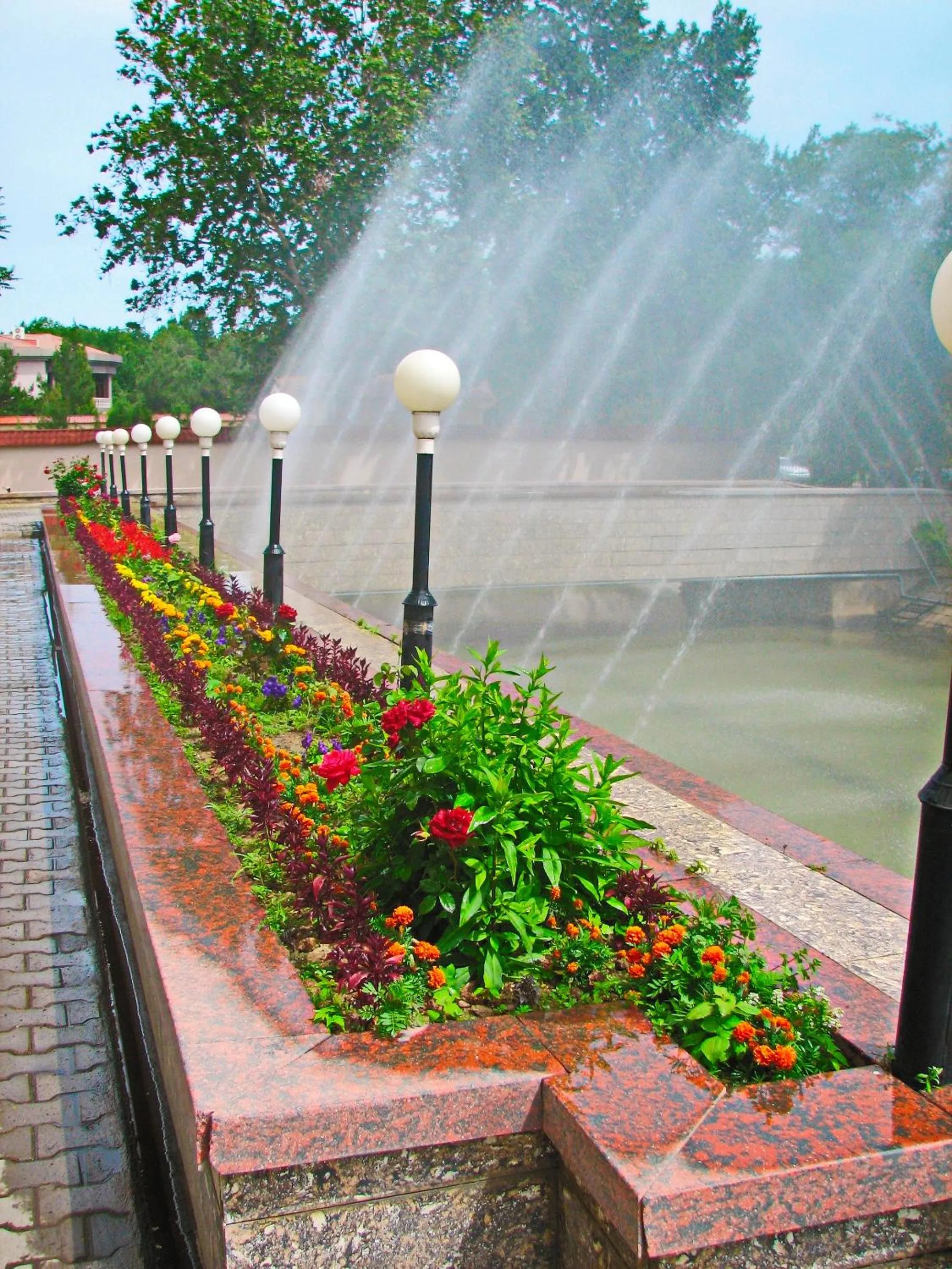 Natural landscape in Shodlik Palace