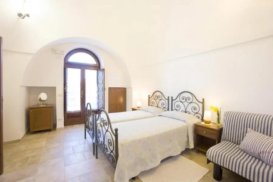 Bed in Truddhi Casa e Cucina di Puglia