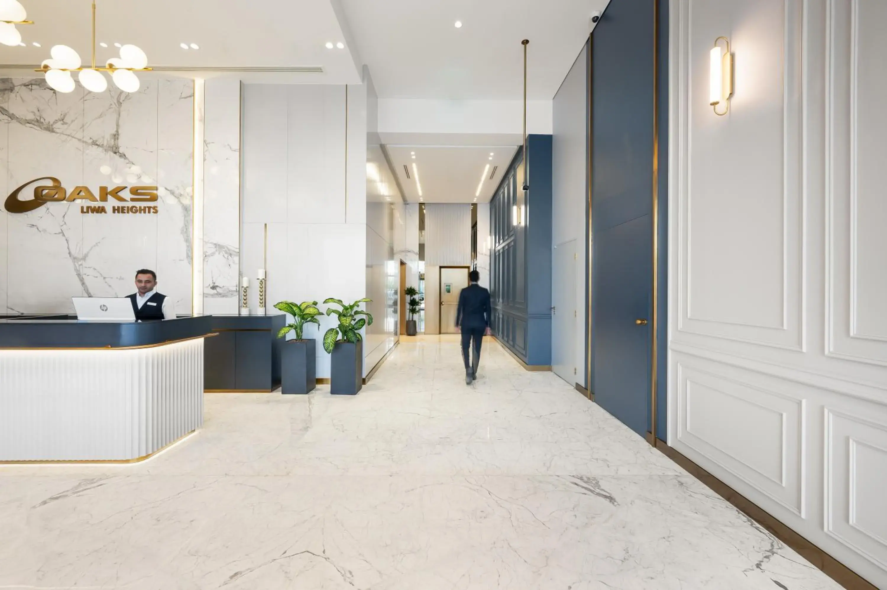 Lobby or reception in Oaks Liwa Heights Hotel Suites Lobby or reception in Oaks Liwa Heights Hotel Suites