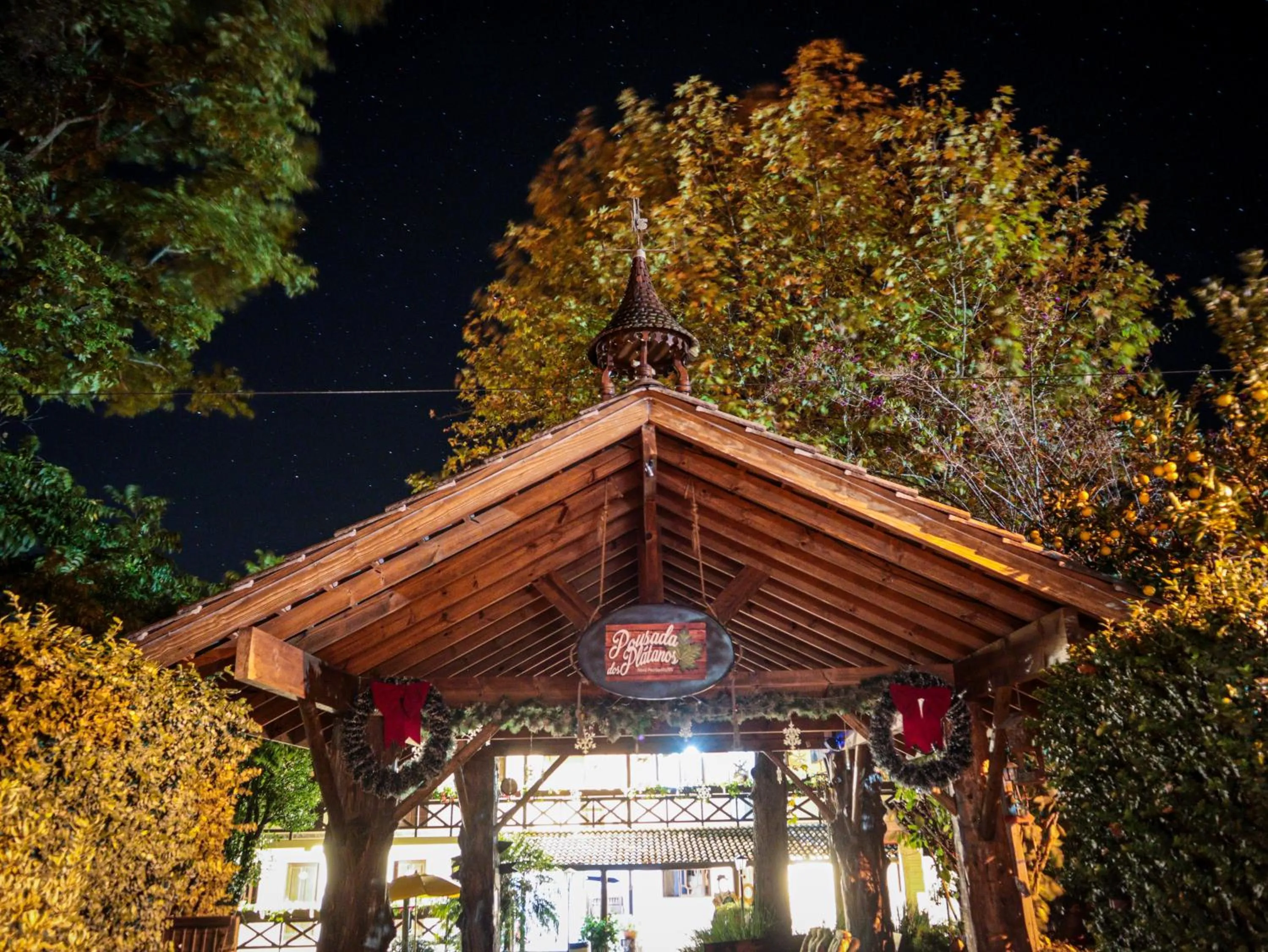 Property building in Pousada dos Plátanos