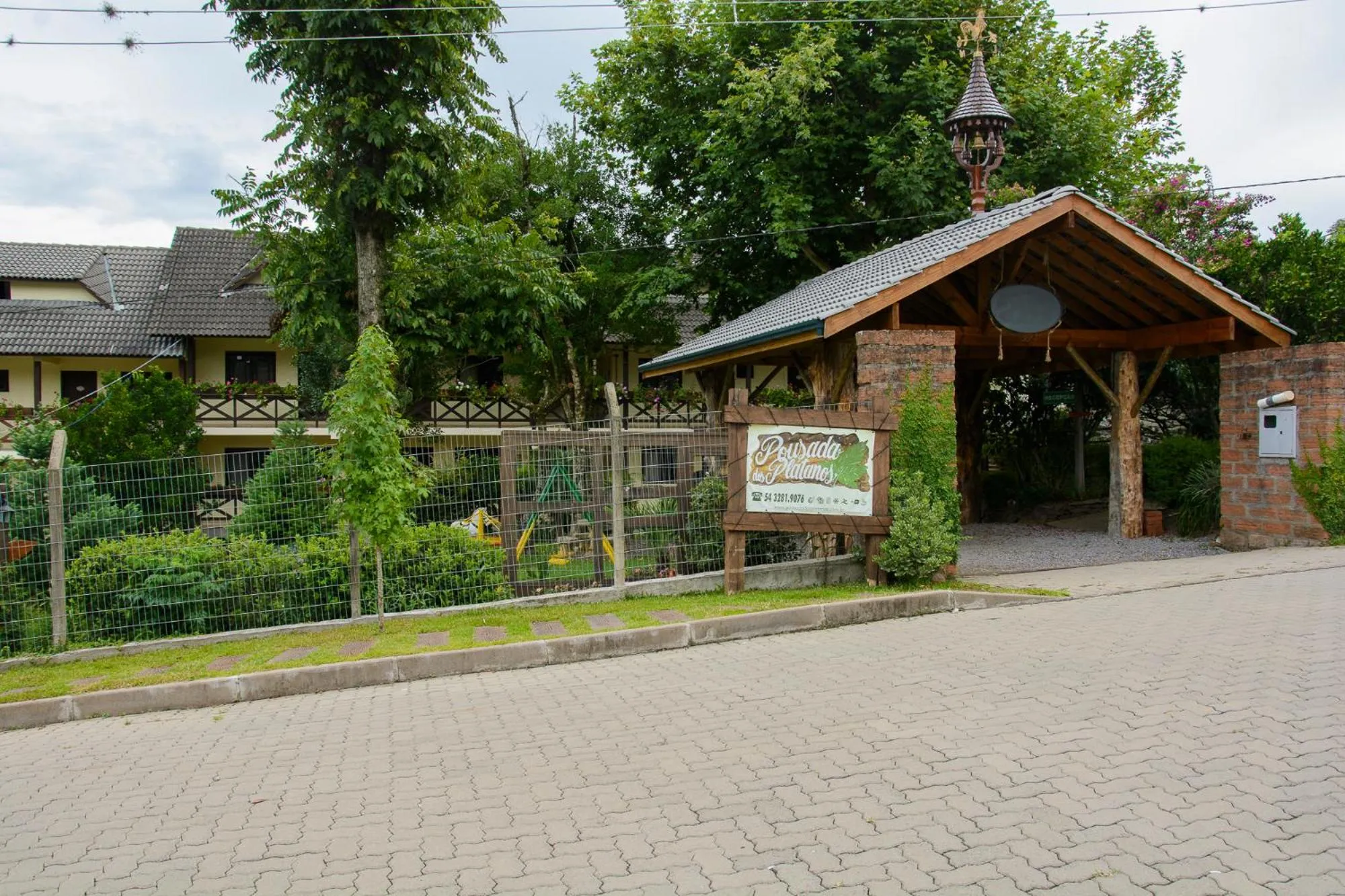 Property building in Pousada dos Plátanos