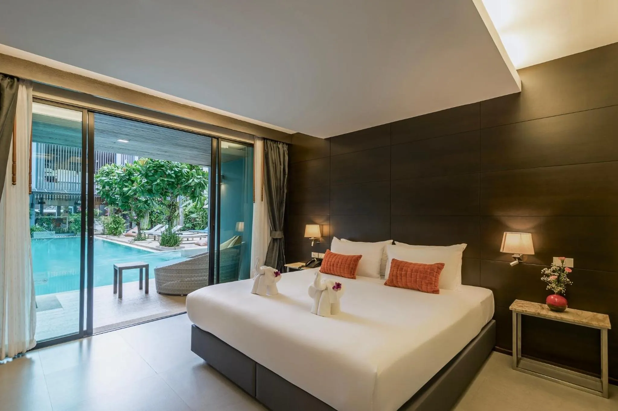 View (from property/room), Bed in Aree Tara Ao Nang Krabi