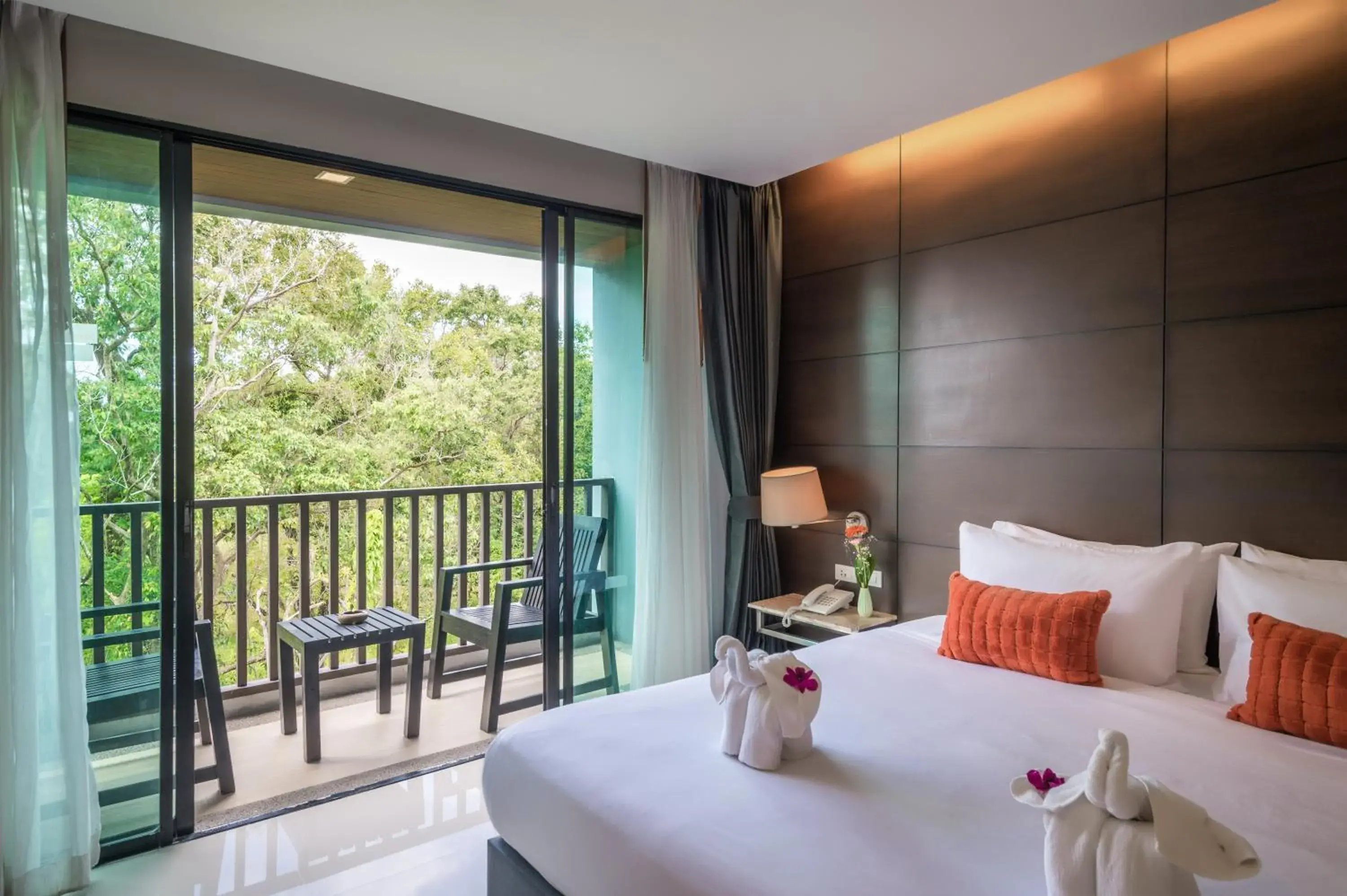 Garden view, Bed in Aree Tara Ao Nang Krabi Garden view, Bed in Aree Tara Ao Nang Krabi