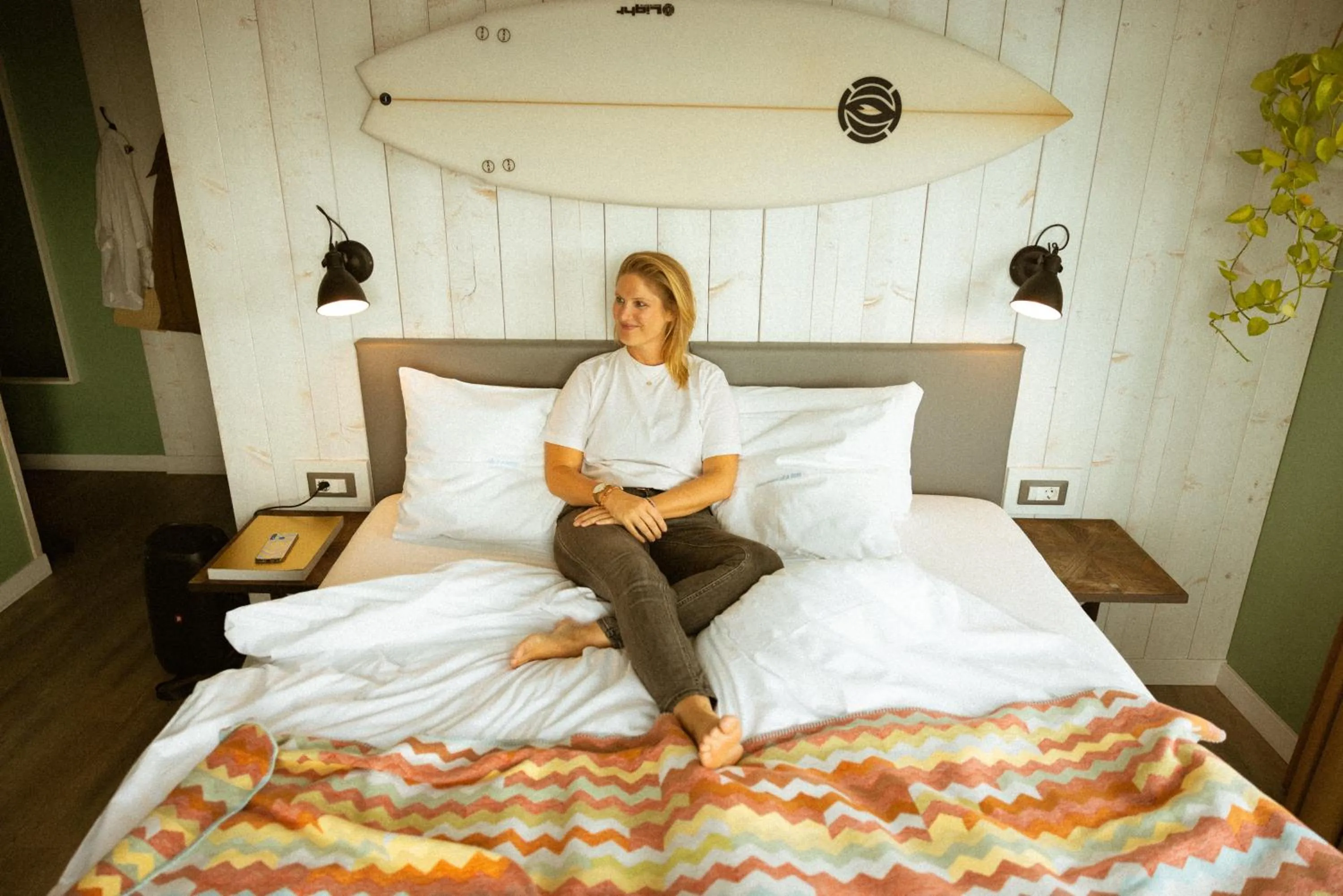 Bed in Beach Motel St. Peter-Ording