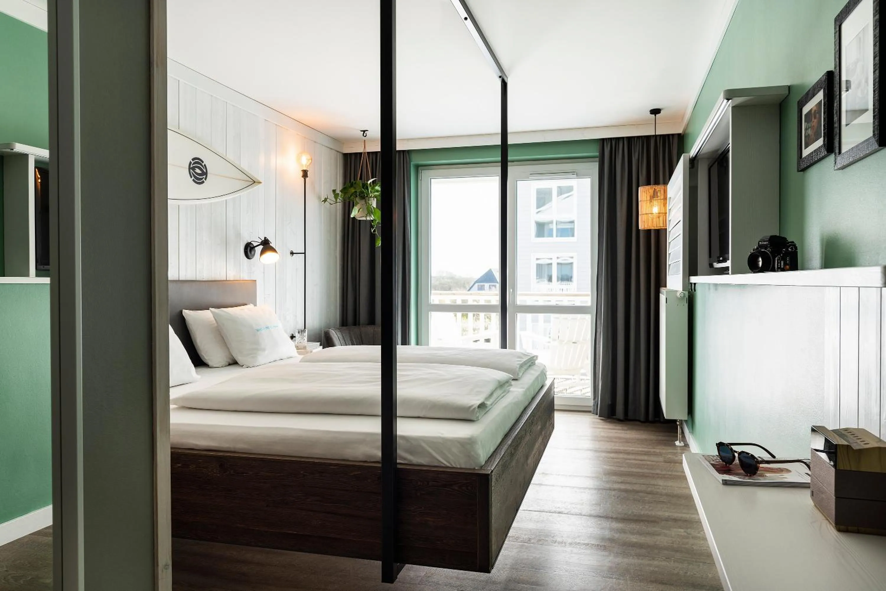 Bed in Beach Motel St. Peter-Ording