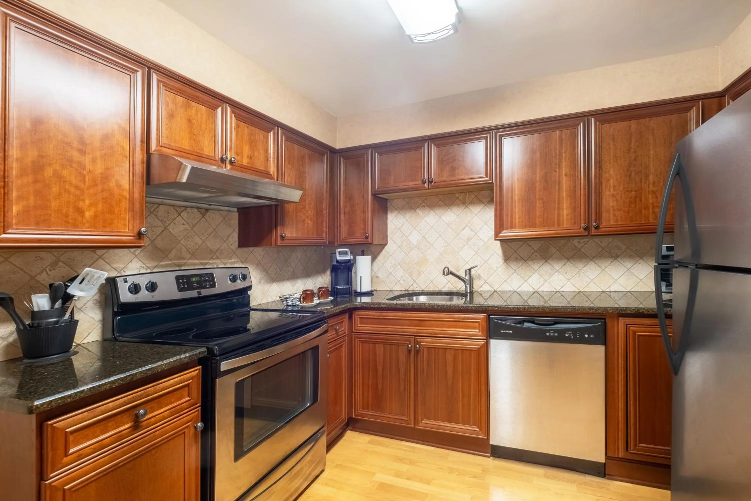 Kitchen or kitchenette in Red Coach Inn
