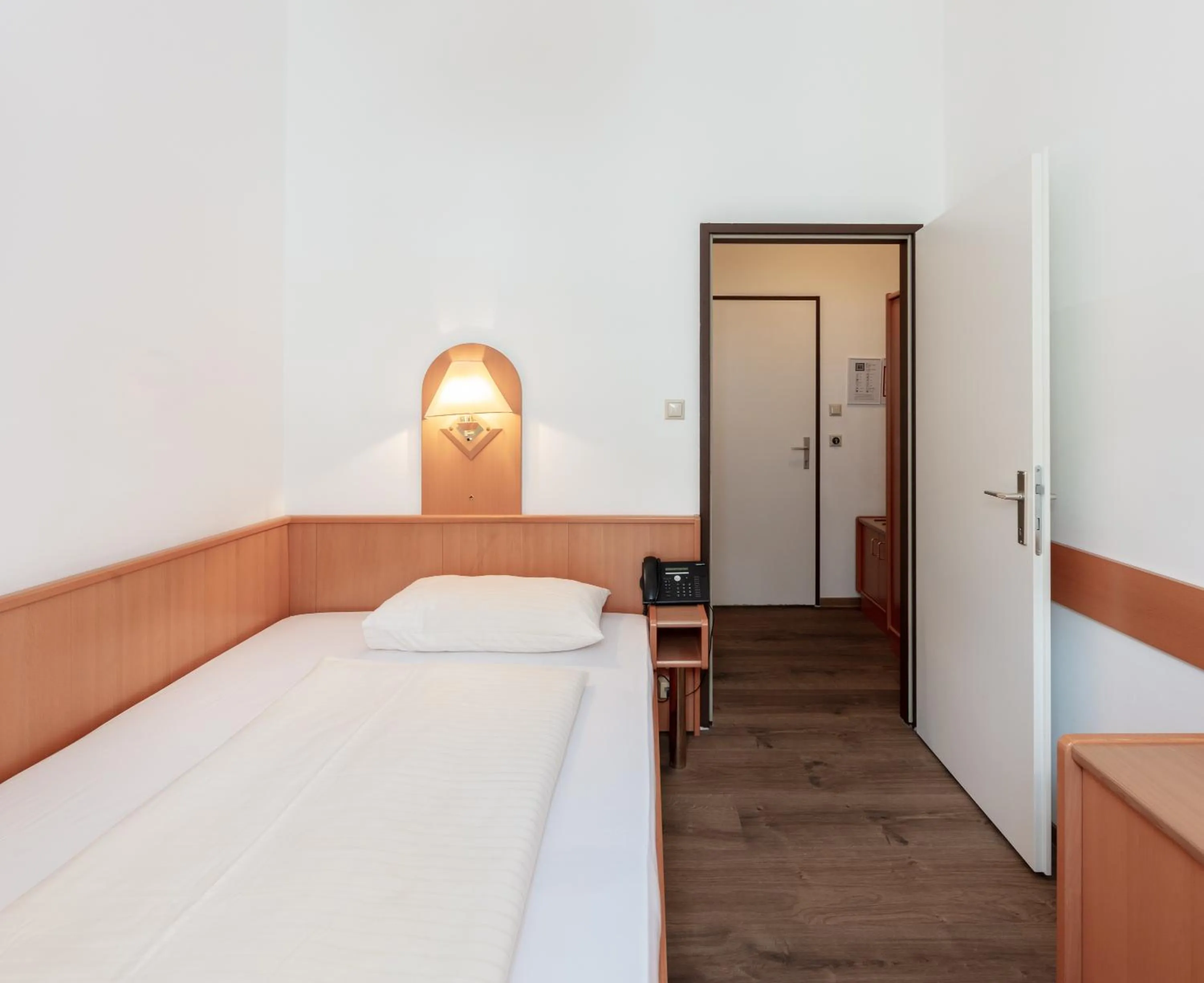 Bed in Hotel Admiral