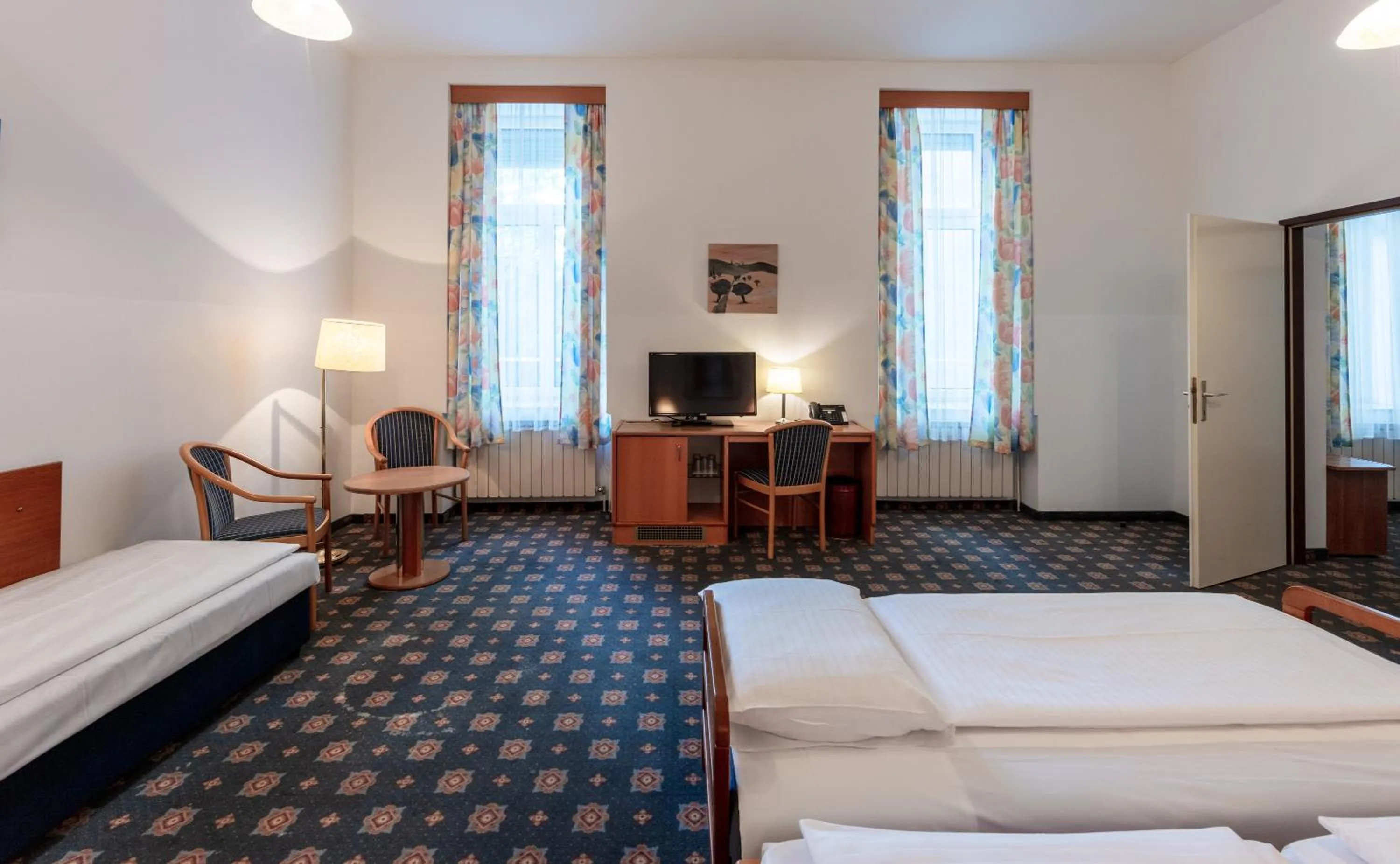 Bed in Hotel Admiral