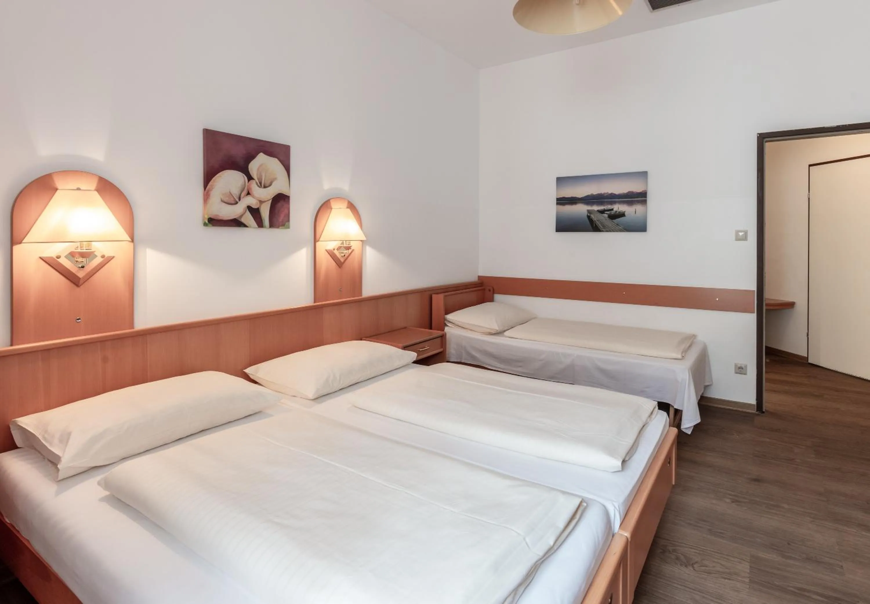 Bed in Hotel Admiral