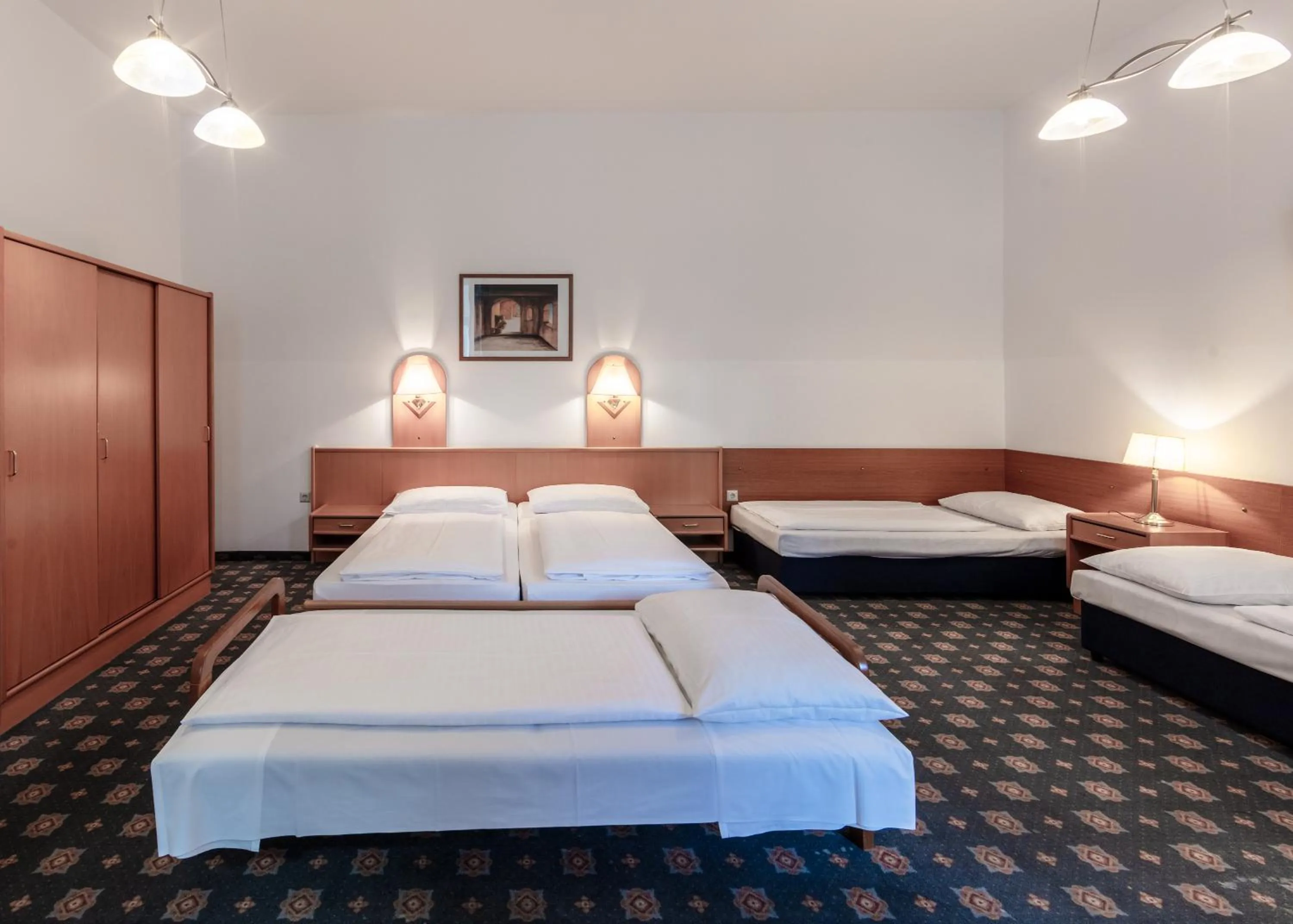 Bed in Hotel Admiral