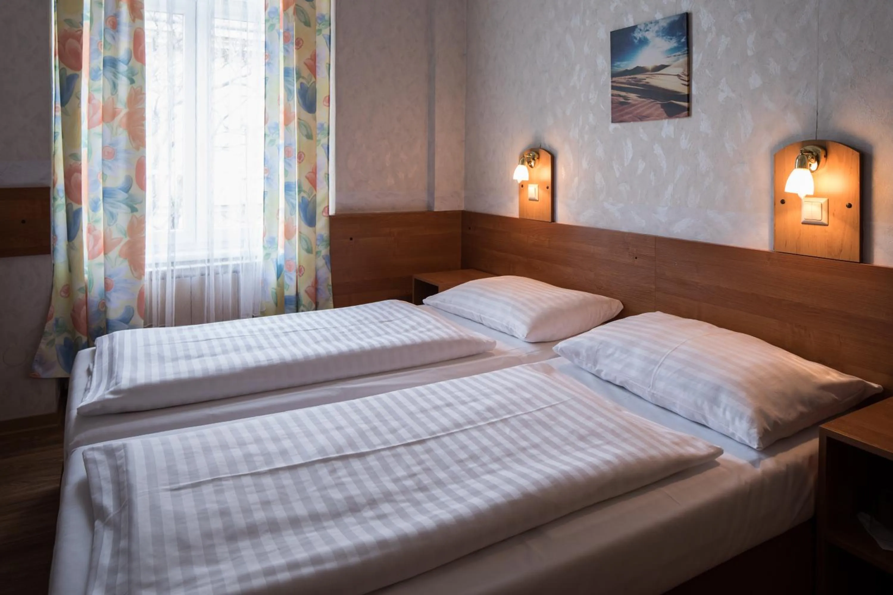 Bed in Hotel Admiral