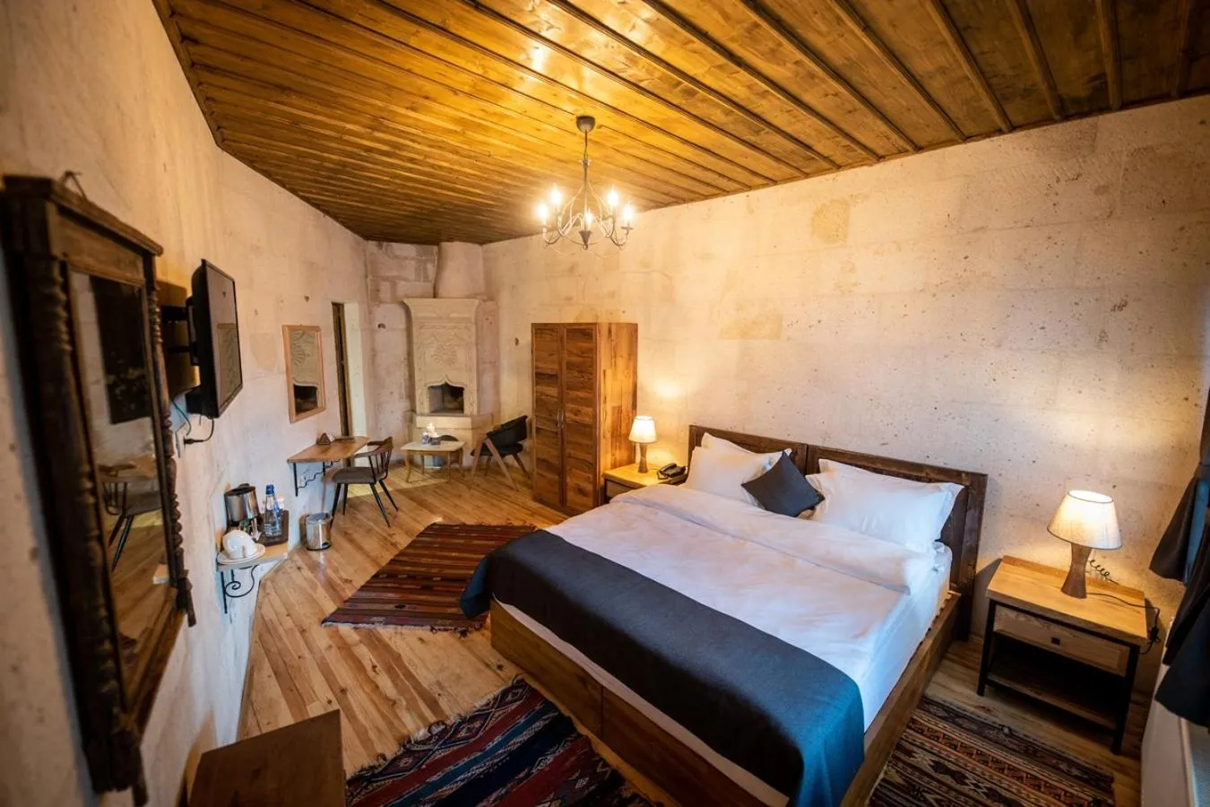 Bed in Duven Hotel Cappadocia