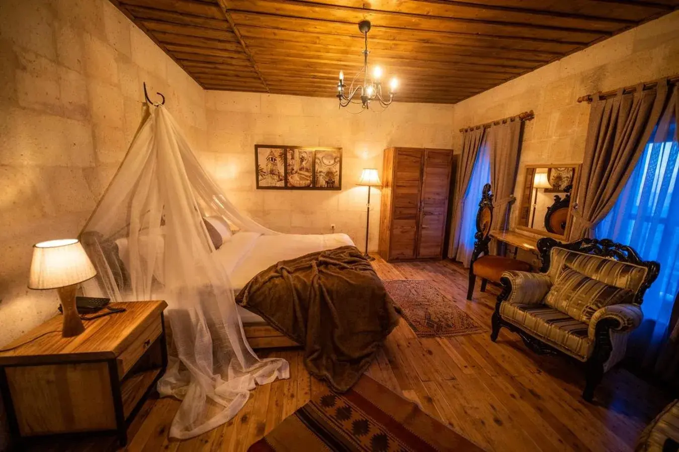 Bed in Duven Hotel Cappadocia Bed in Duven Hotel Cappadocia