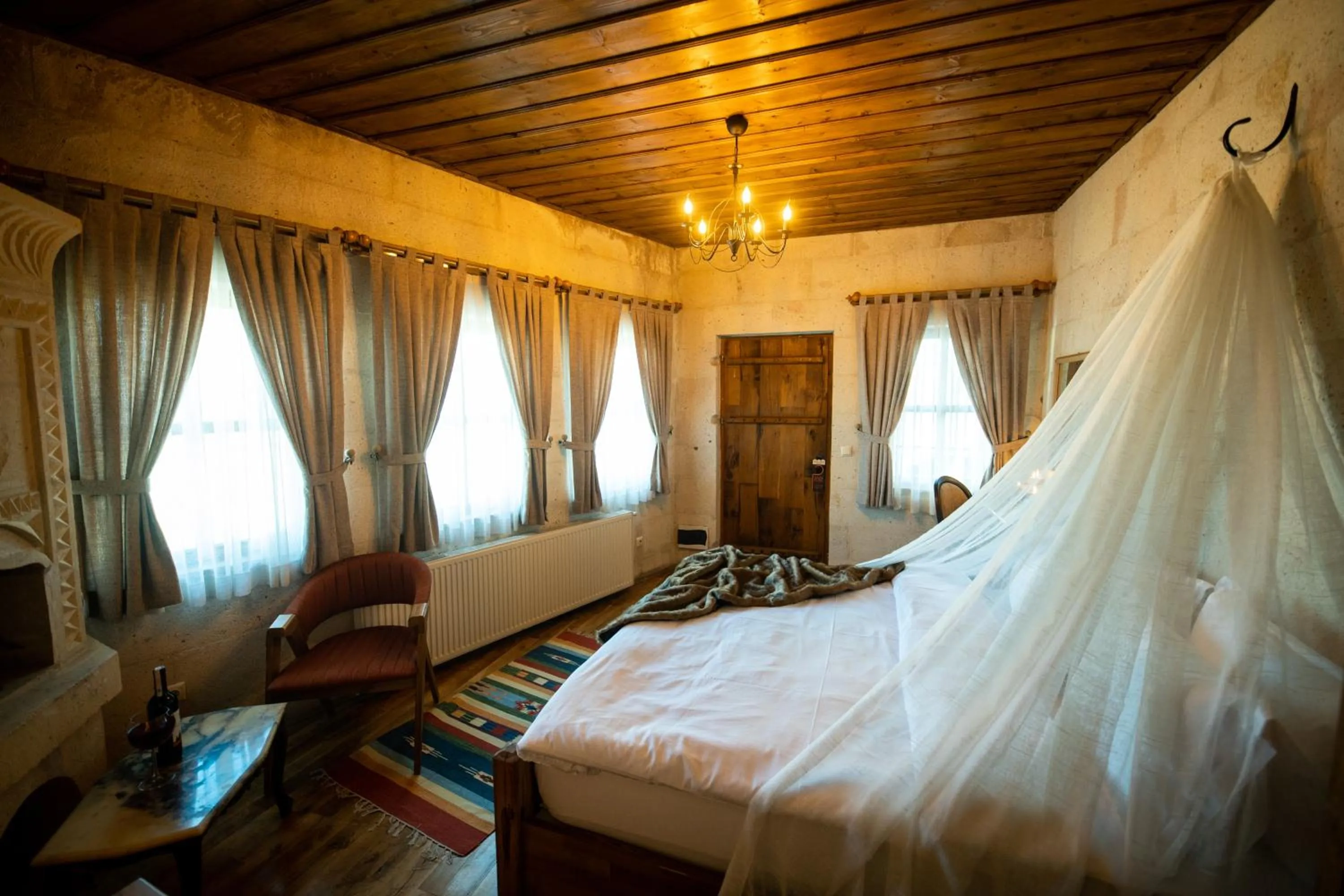 Bed in Duven Hotel Cappadocia