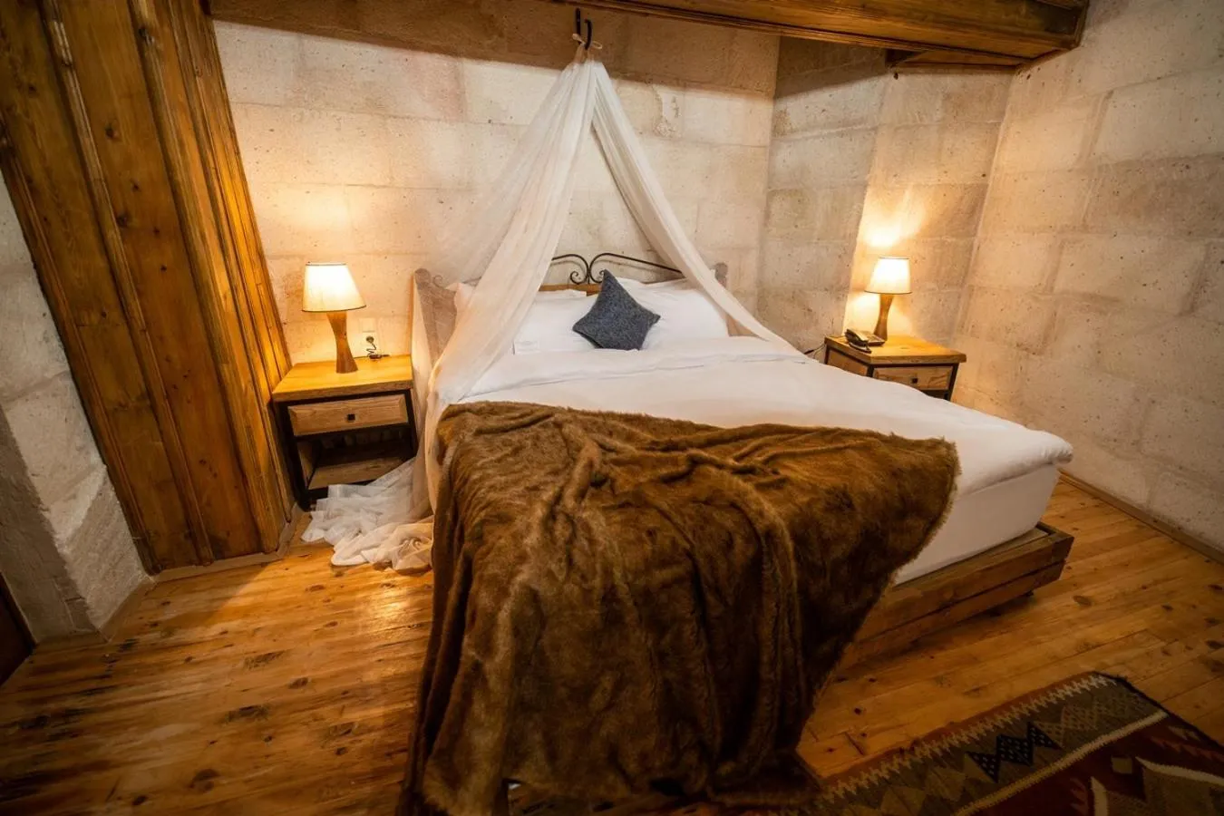 Bed in Duven Hotel Cappadocia