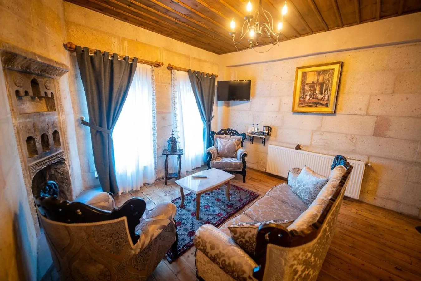Living room in Duven Hotel Cappadocia