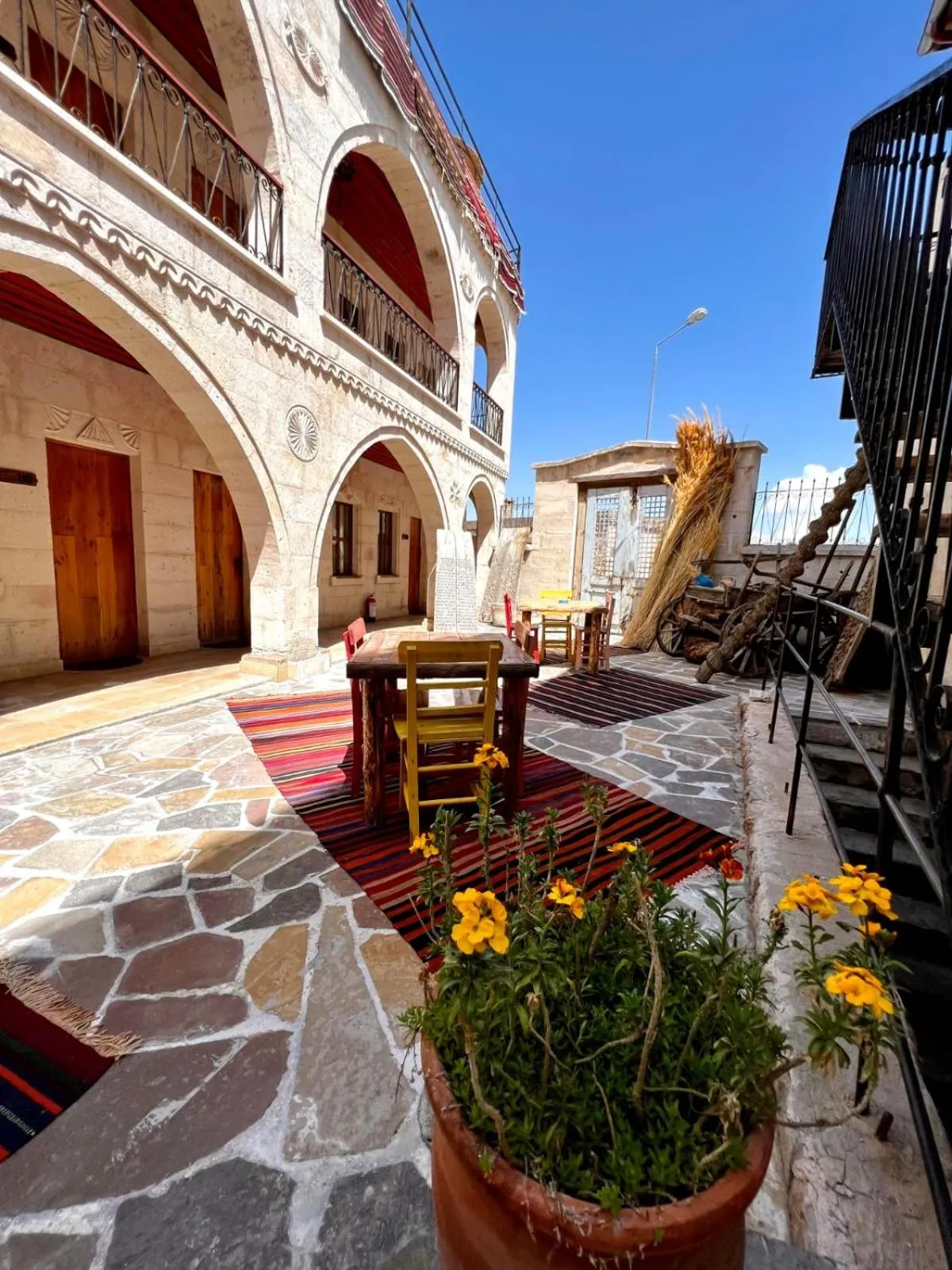 Inner courtyard view in Duven Hotel Cappadocia