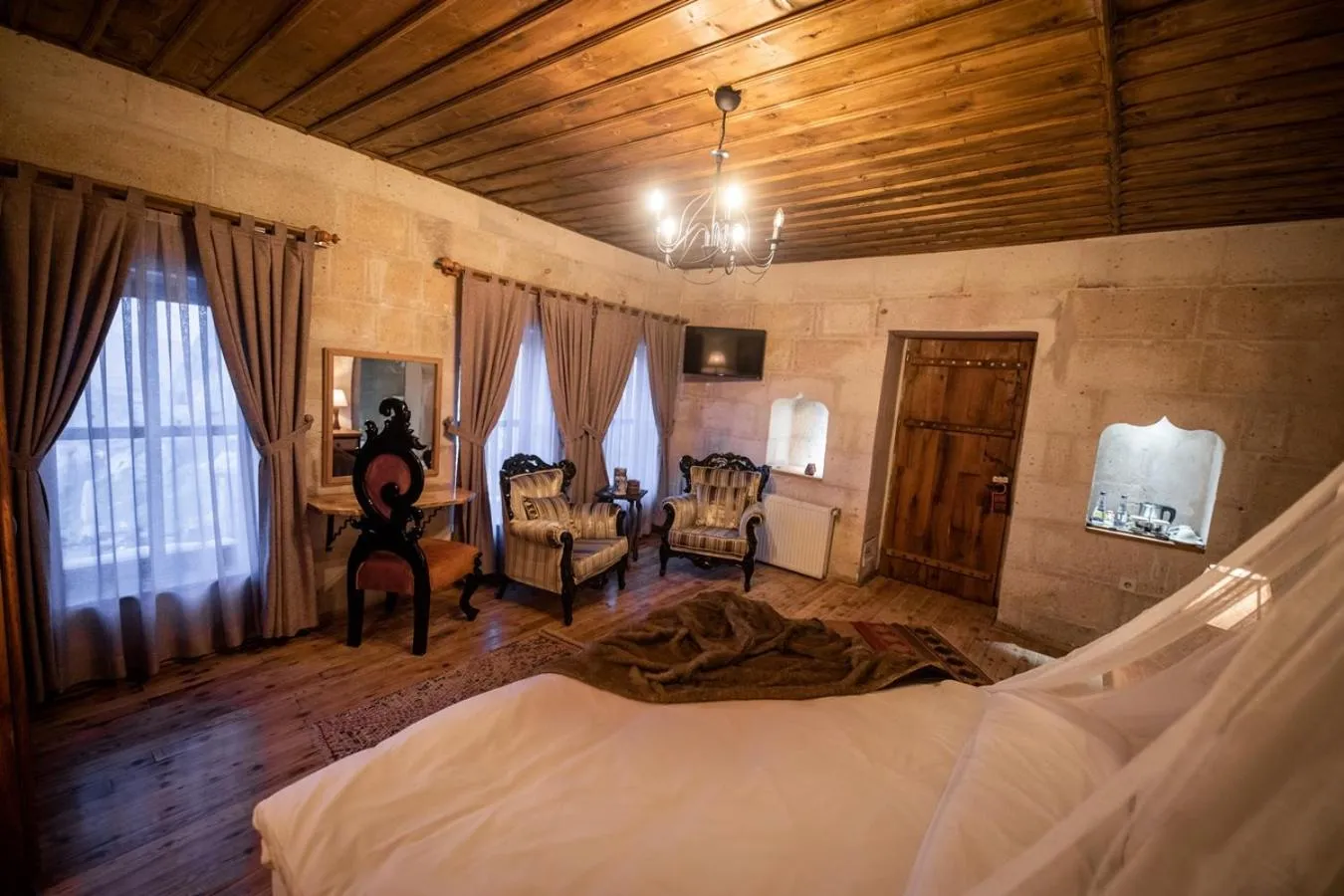Bed in Duven Hotel Cappadocia