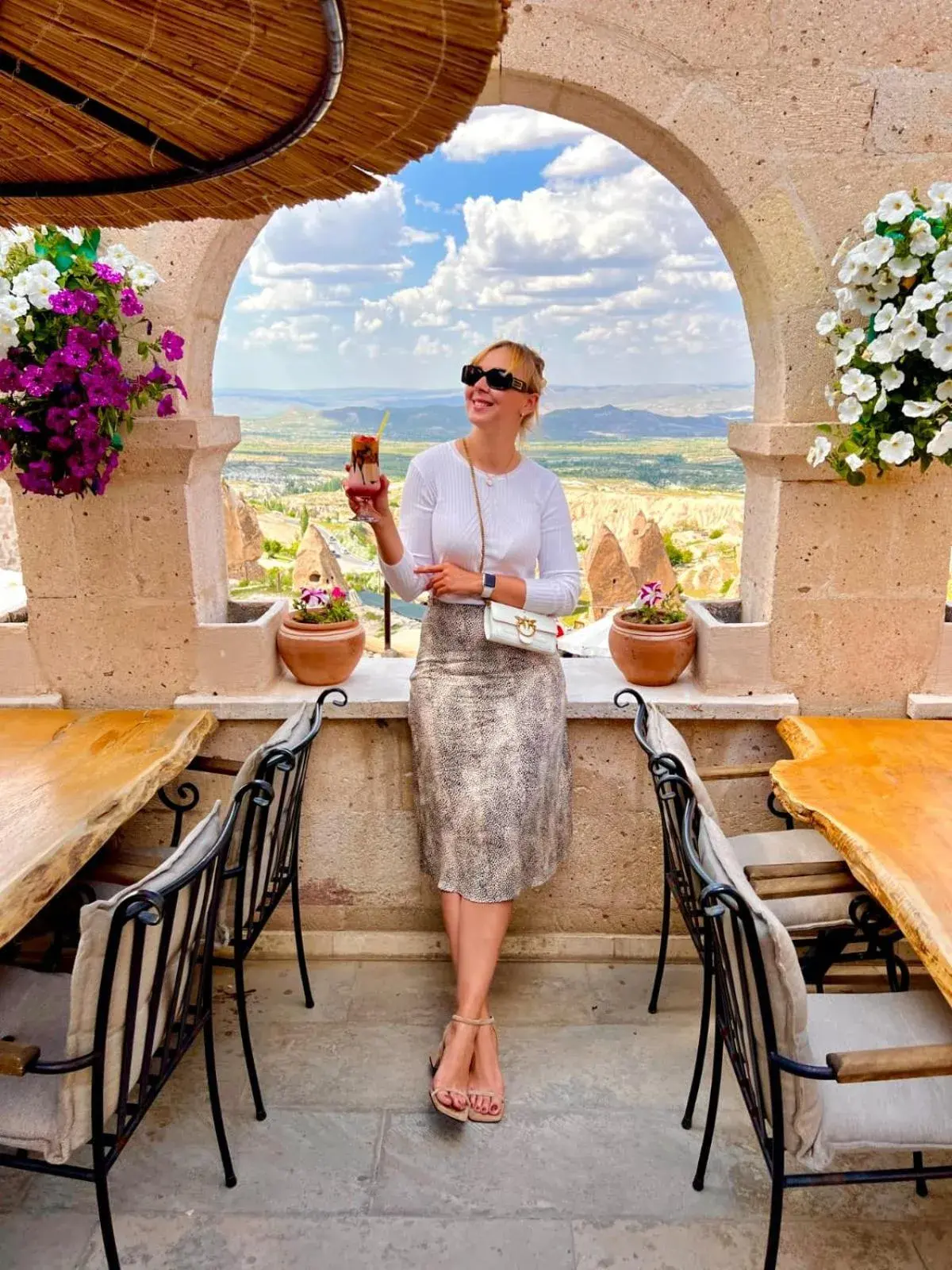 Garden view in Duven Hotel Cappadocia Garden view in Duven Hotel Cappadocia