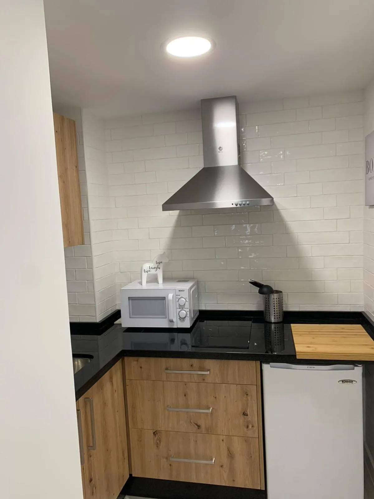 Kitchen or kitchenette in Hostal Acemar