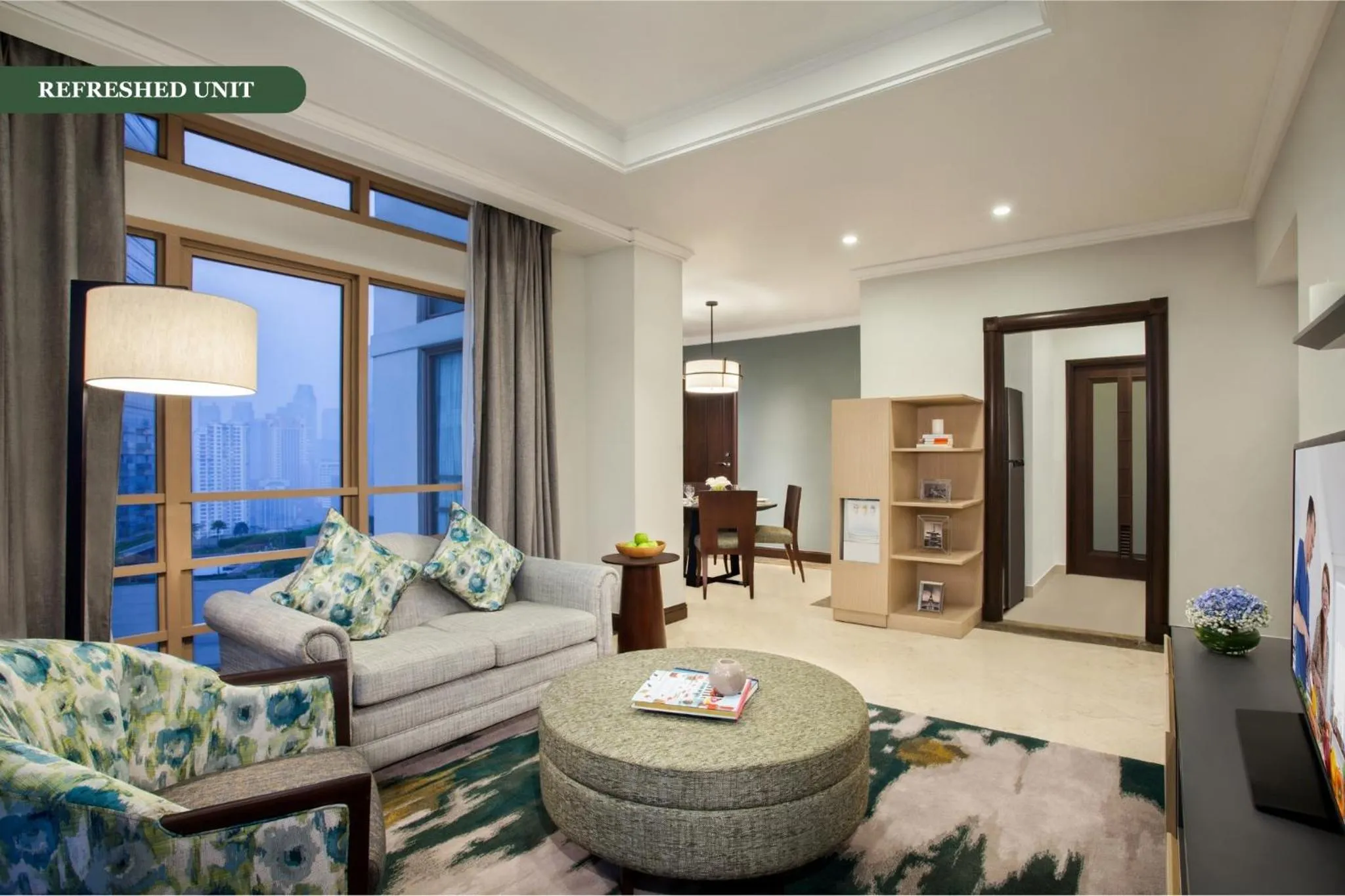 Living room in Somerset Grand Citra Jakarta