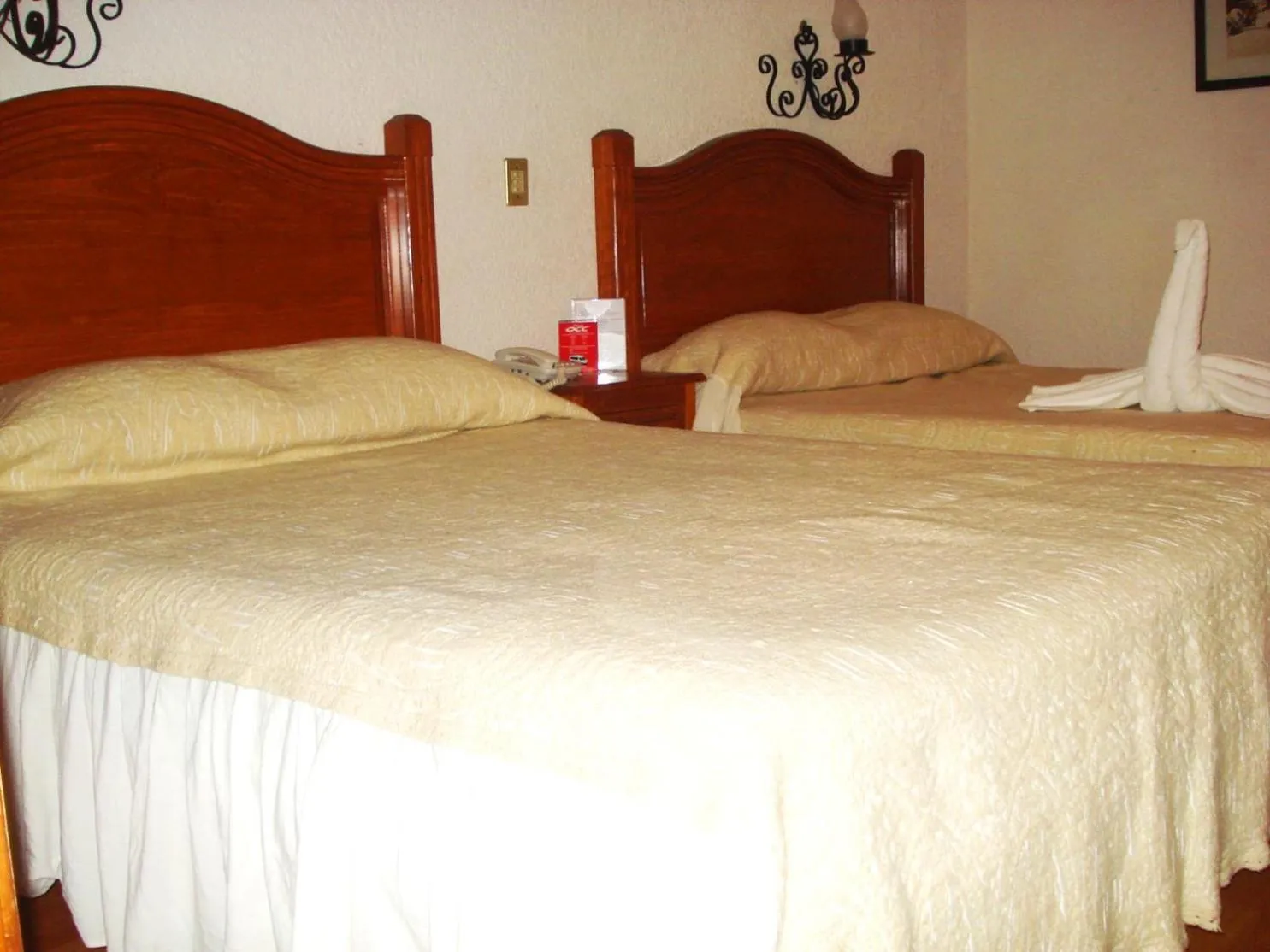 Bed in Hotel Don Quijote