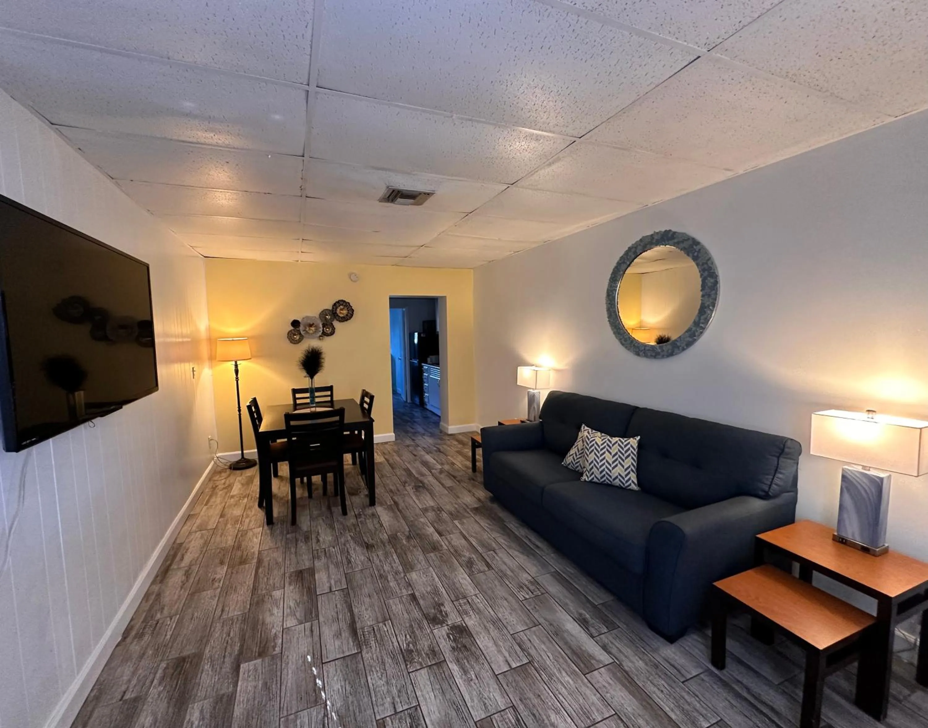 Living room in Malibu Resort Motel