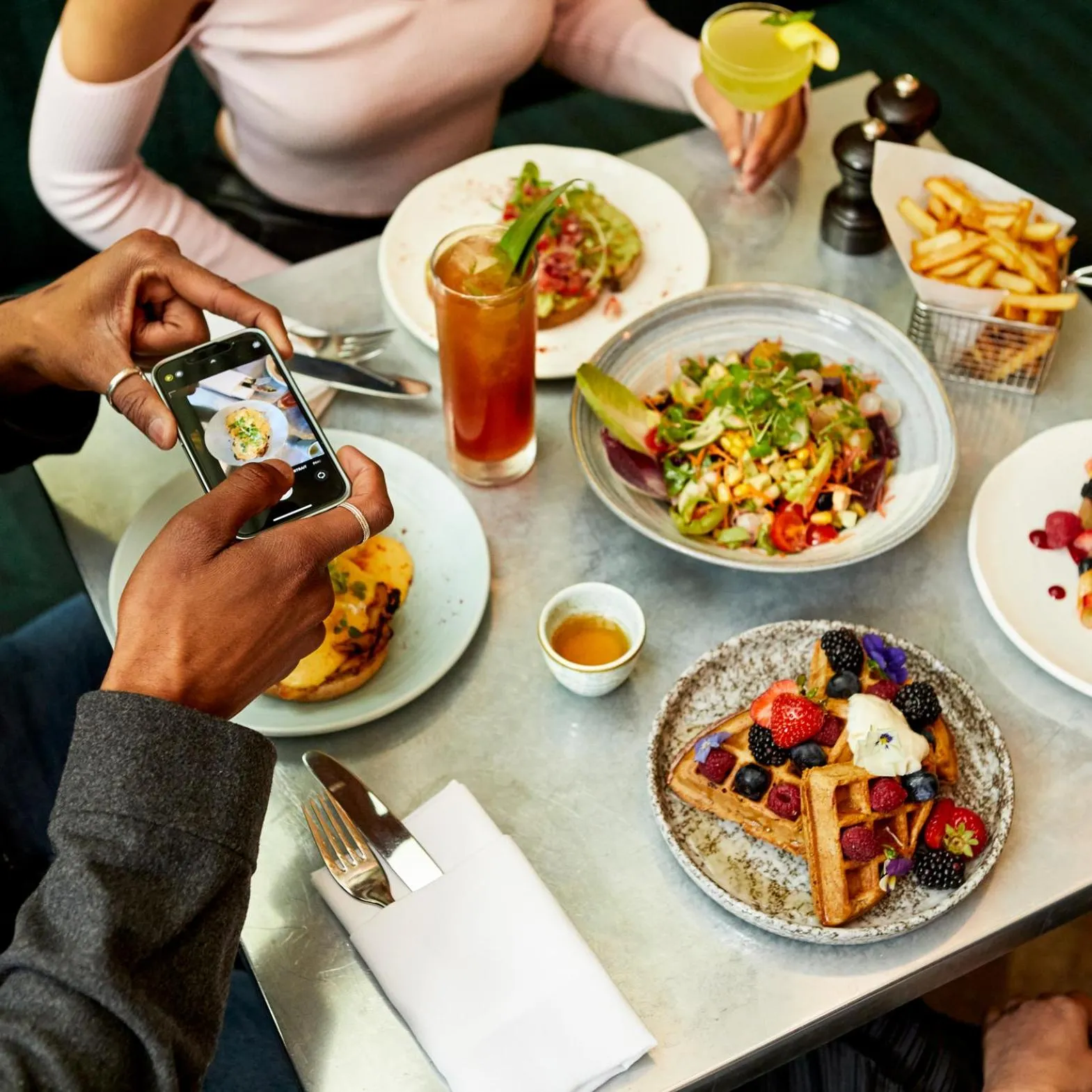 Food and drinks in Andaz London Liverpool Street, By Hyatt