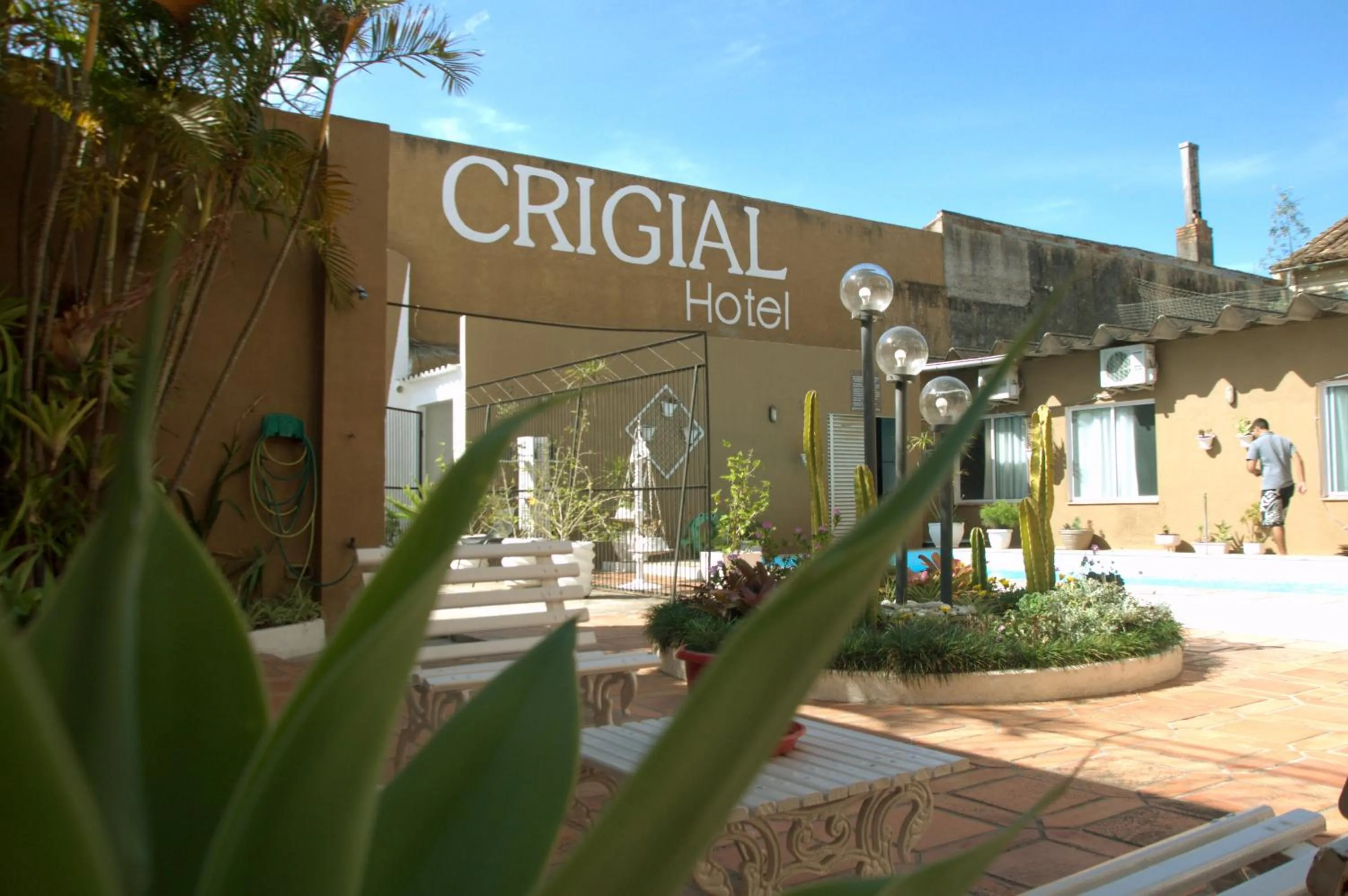 Garden view in Crigial Hotel