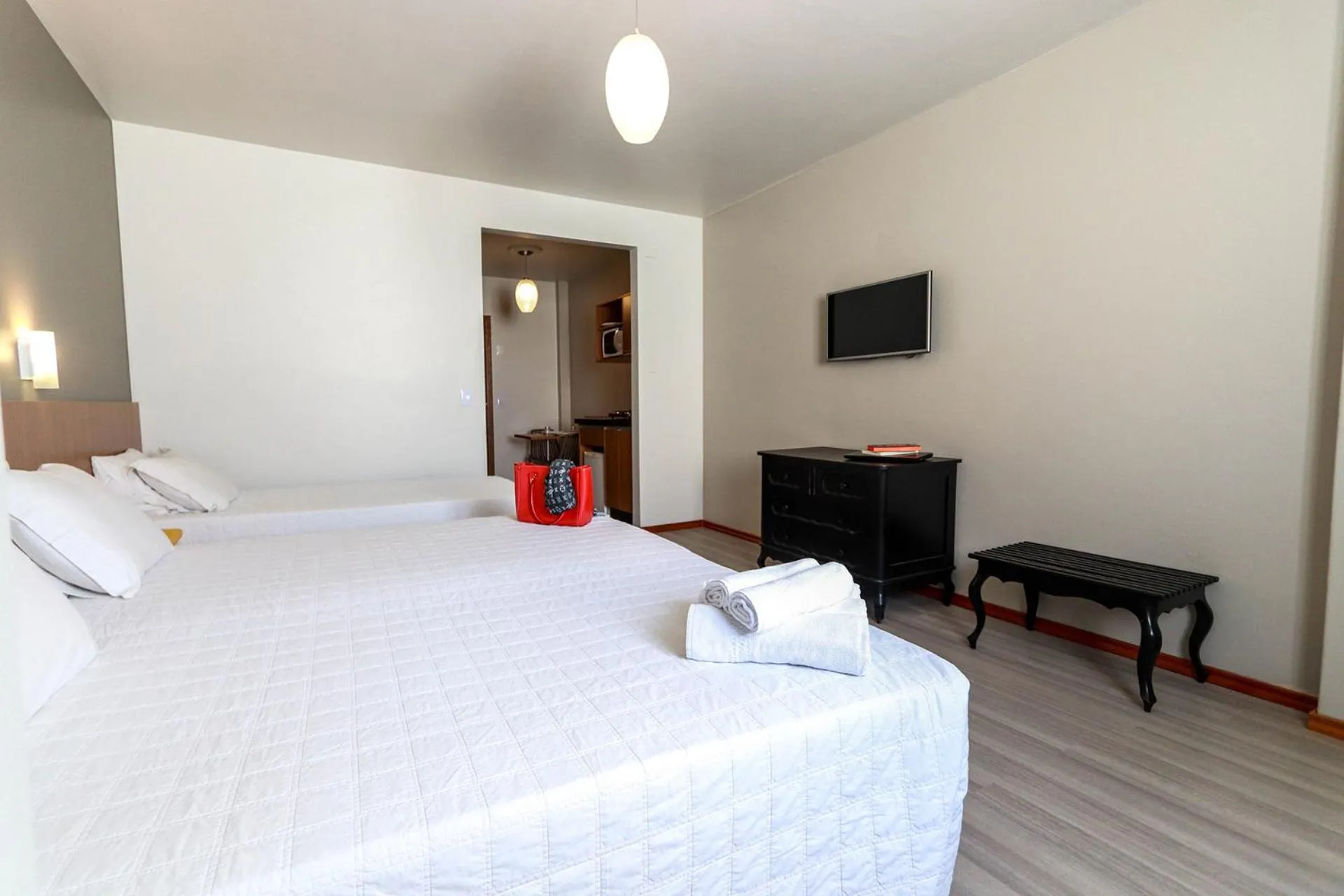 Photo of the whole room, Bed in Itajaí Express Residence