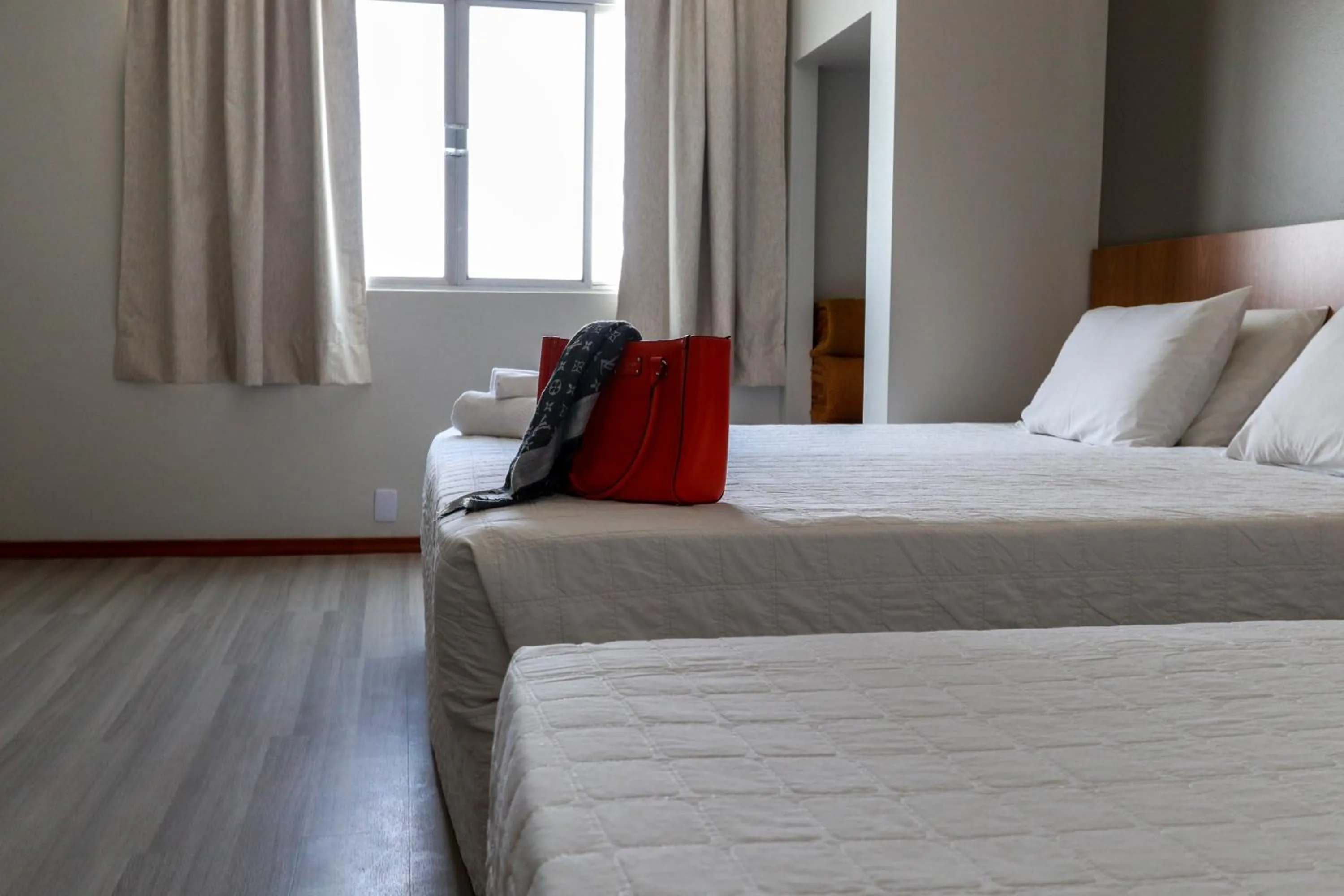 Bed in Itajaí Express Residence