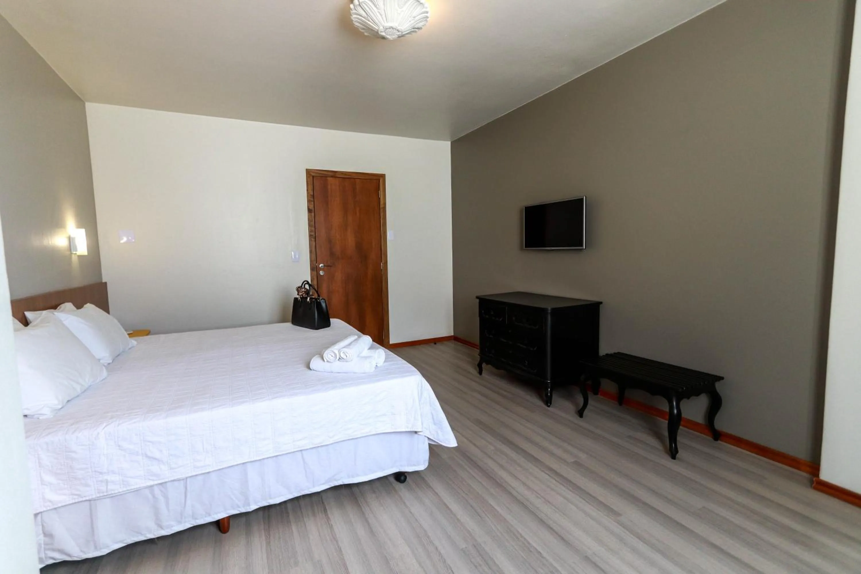 Bed in Itajaí Express Residence