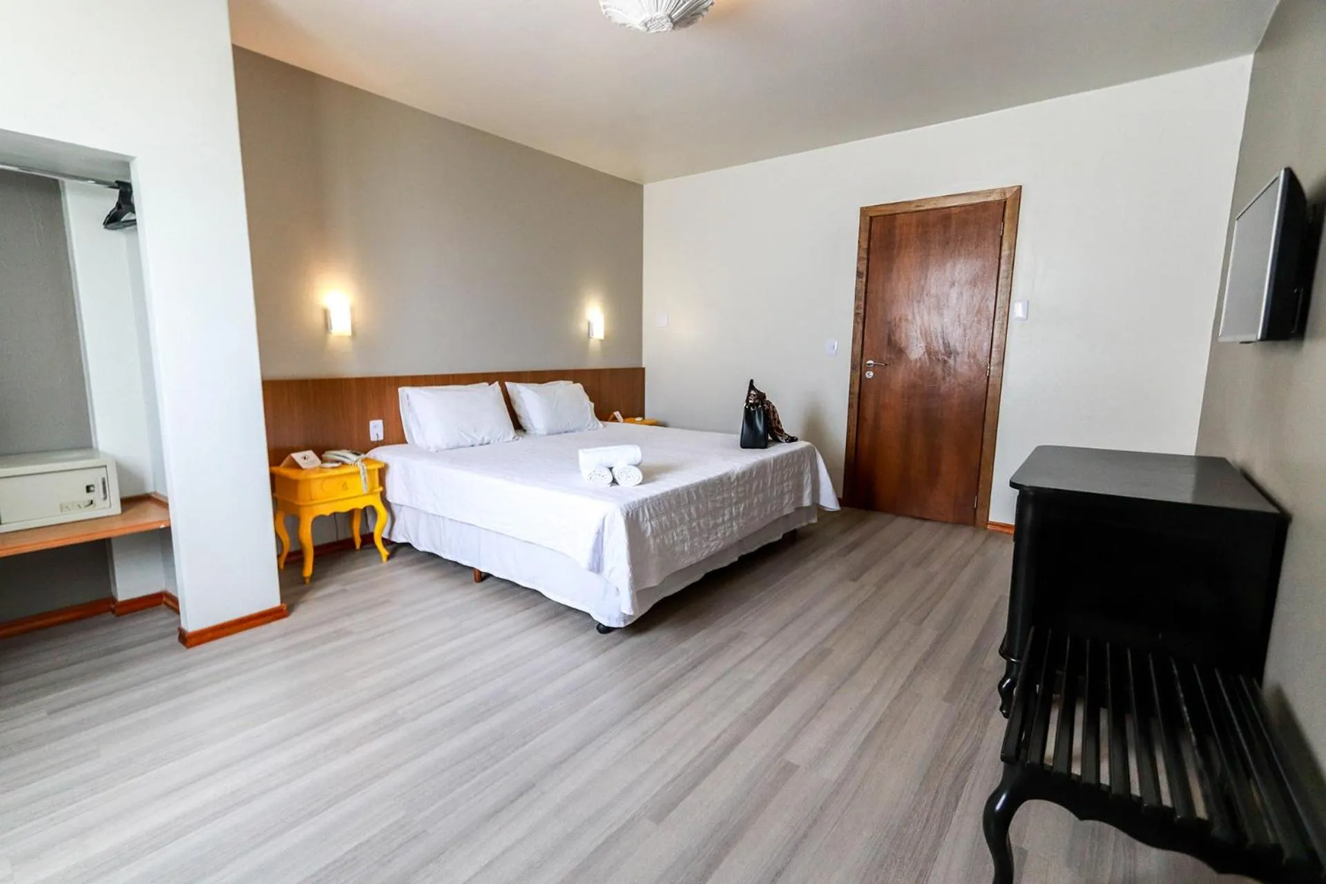 Bed in Itajaí Express Residence