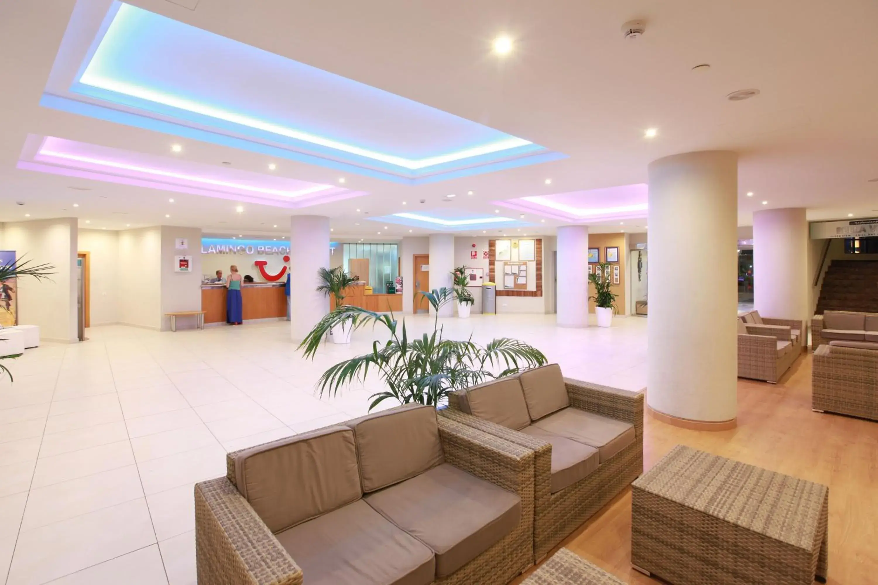 Lobby or reception in Grupotel Flamingo Beach Lobby or reception in Grupotel Flamingo Beach