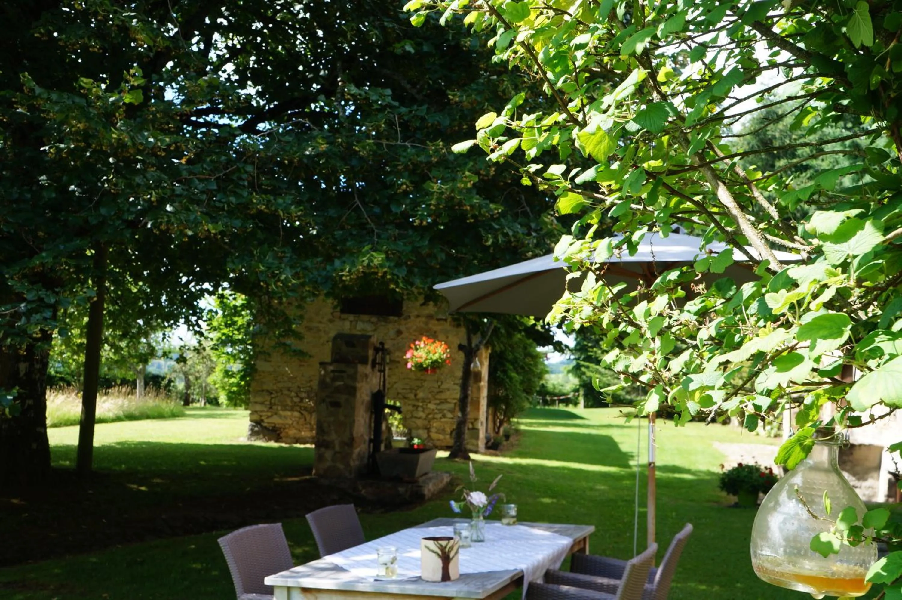 Patio in B&B Les Tranchées