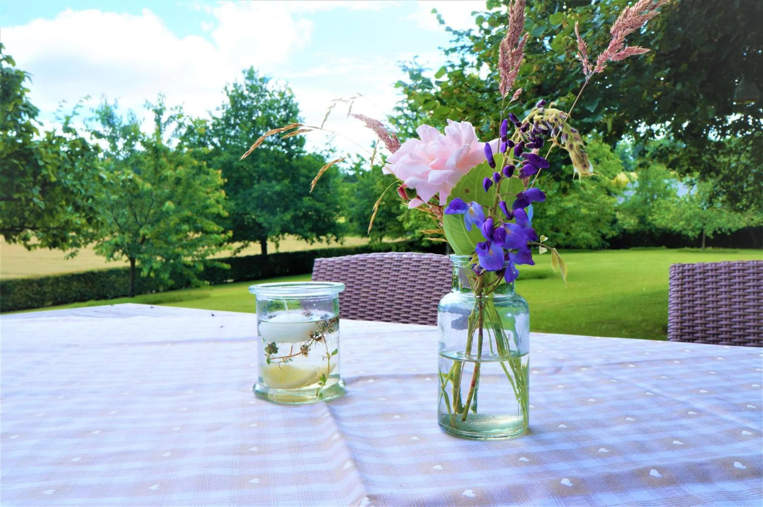 Garden in B&B Les Tranchées