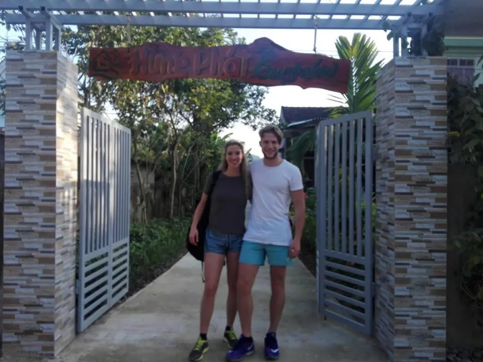 group of guests in Hưng Phát Bungalow