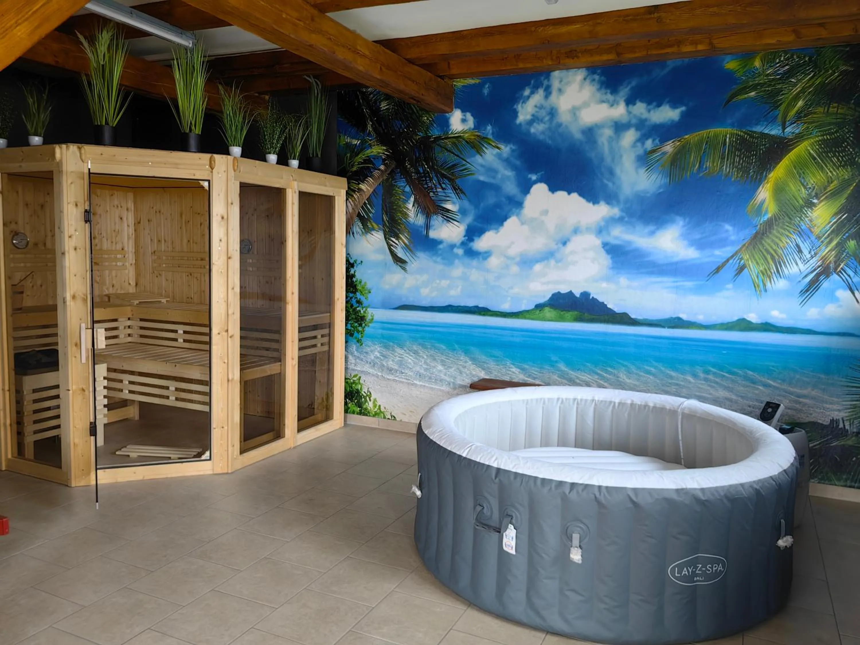 Sauna in Landhotel Kreien