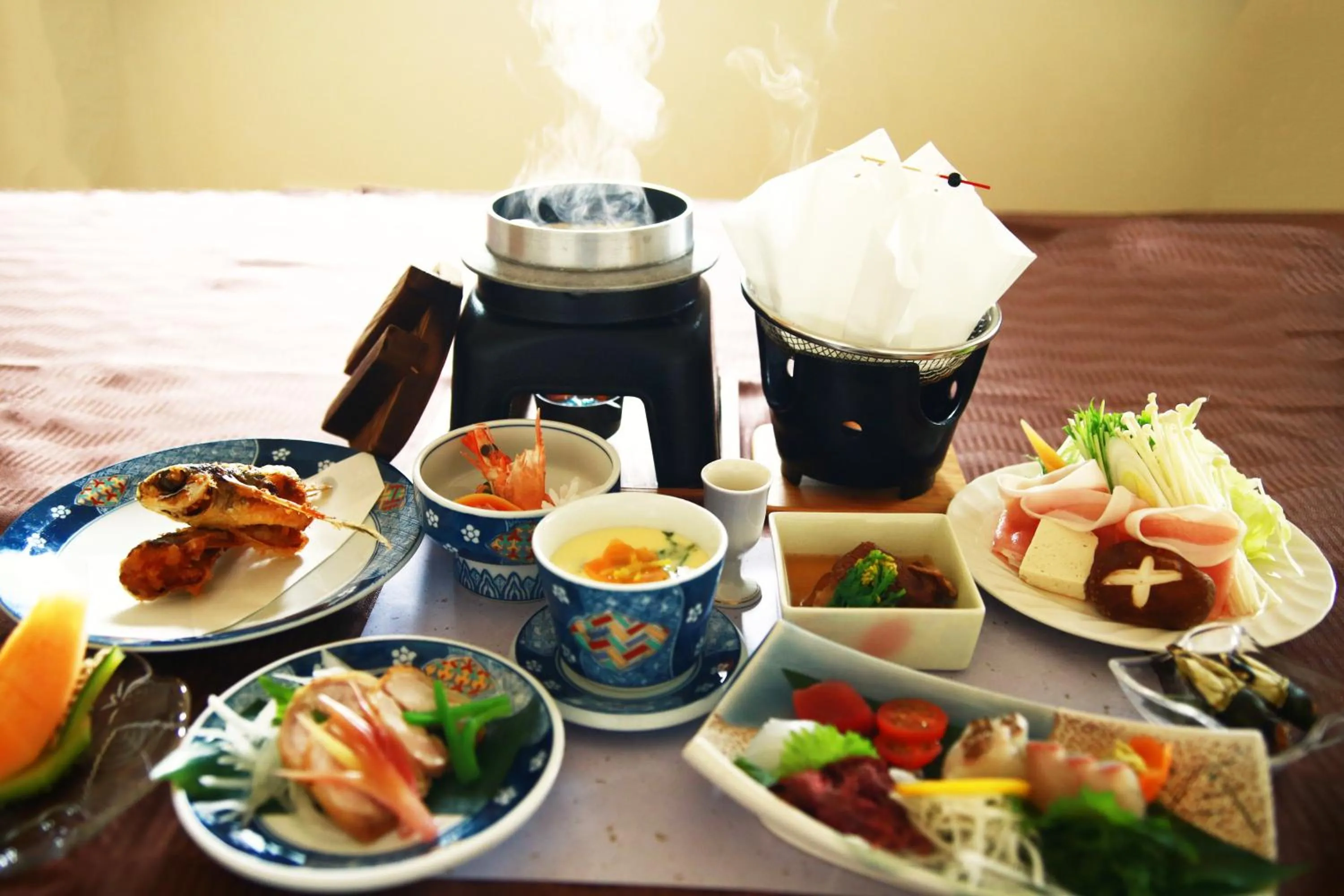 Dinner in Yakushima Green Hotel