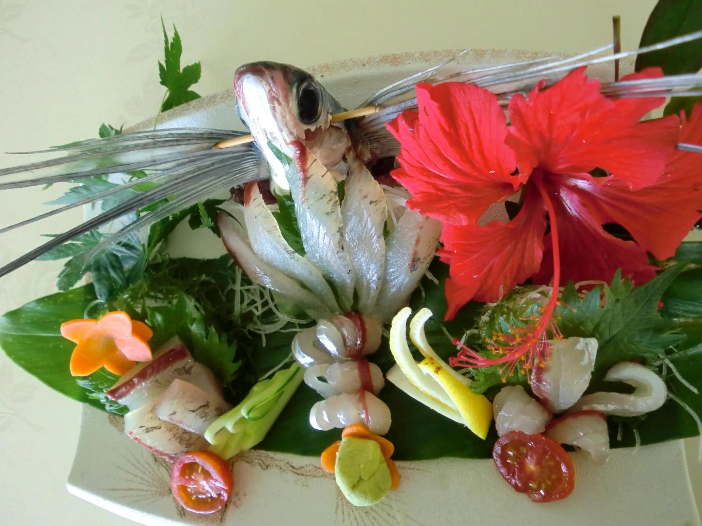 Food in Yakushima Green Hotel